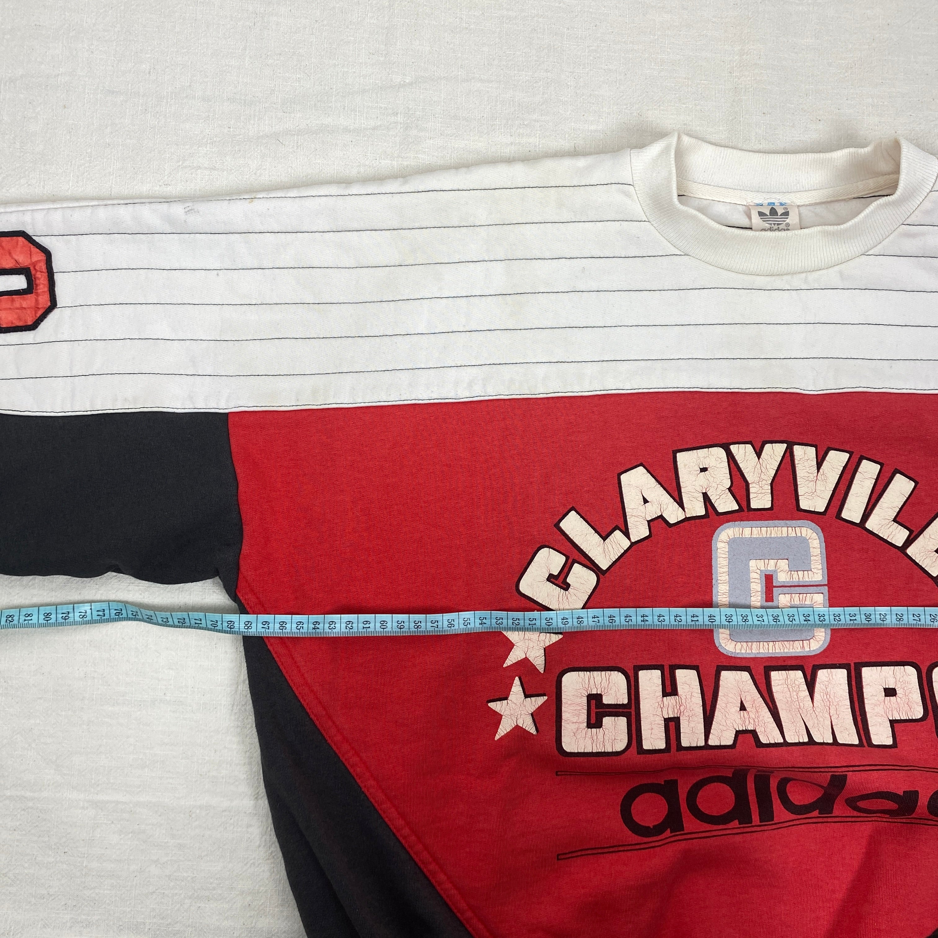 Adidas Vintage Sweatshirt, Size L, Claryville Champs, 90’s