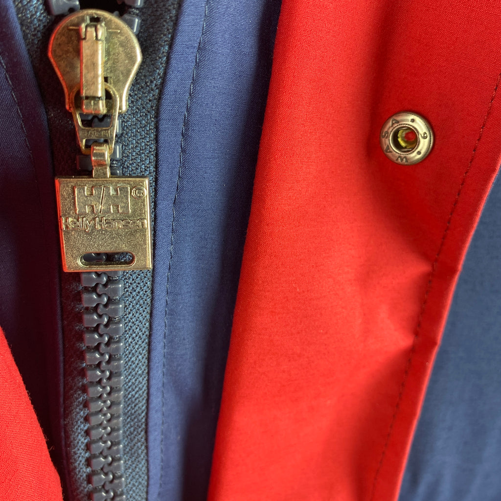 Helly Hansen Jacket, Size M, Vintage 90's Retro Jacket, Fleece Collar