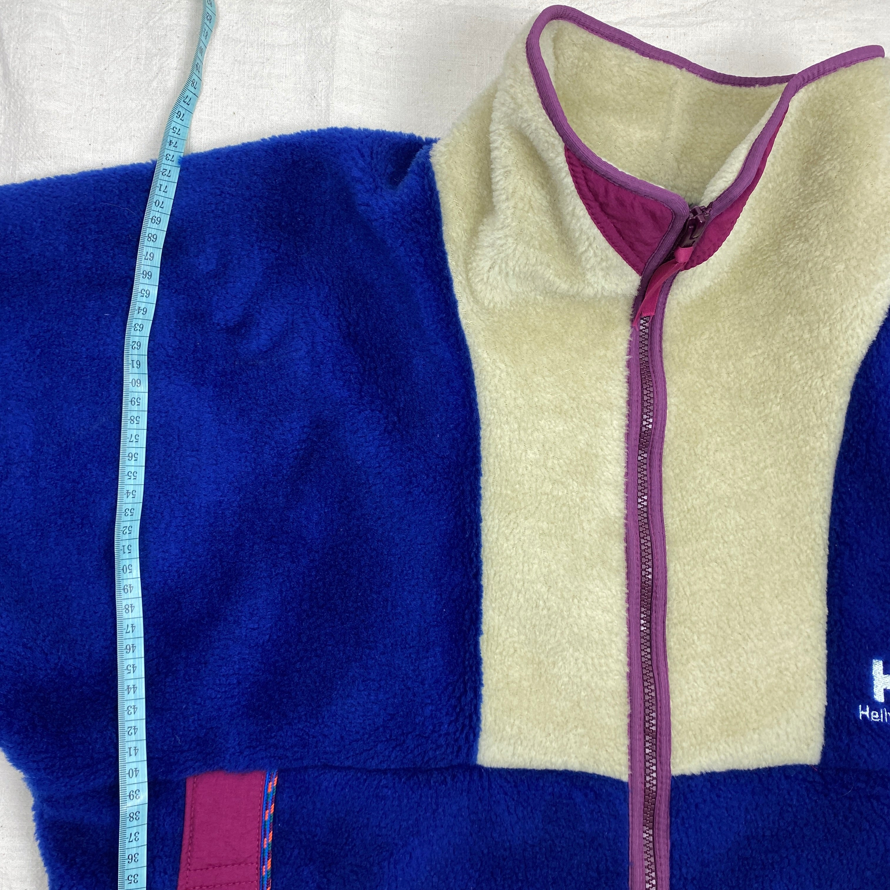 Helly Hansen Vintage Fleece Jacket, Size L, Polar Fleece, 90’s