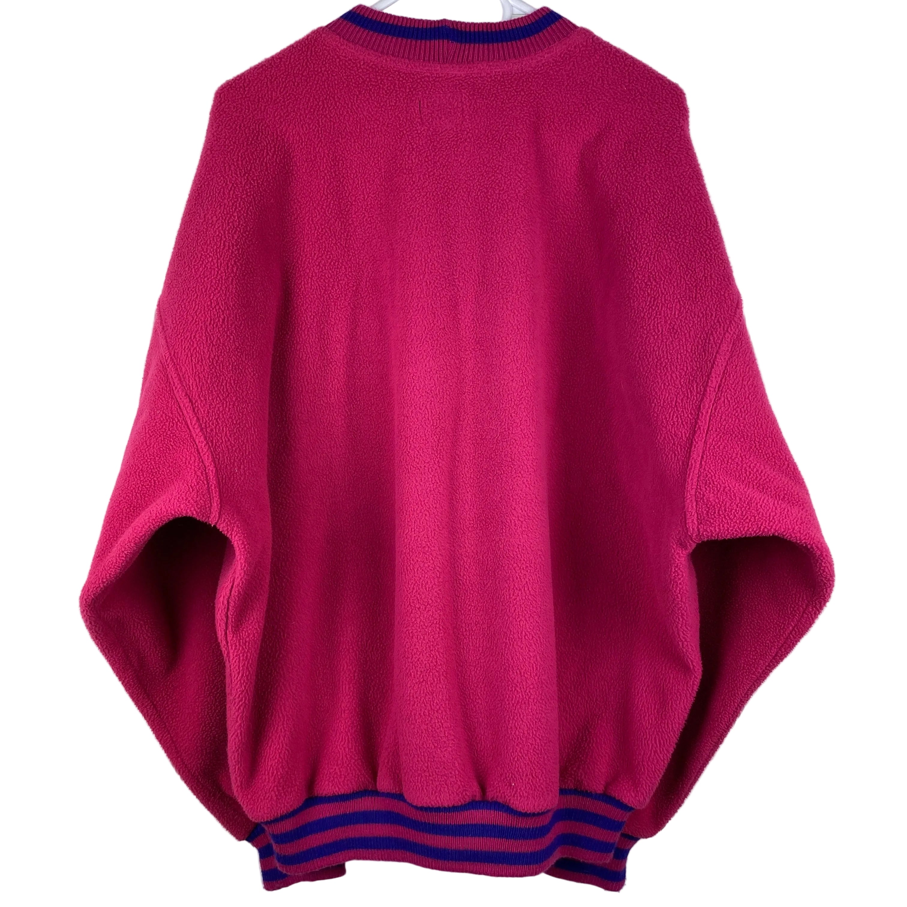 Benetton Vintage Fleece Sweatshirt, Size XL, Made in Italy, 80’s/90’s