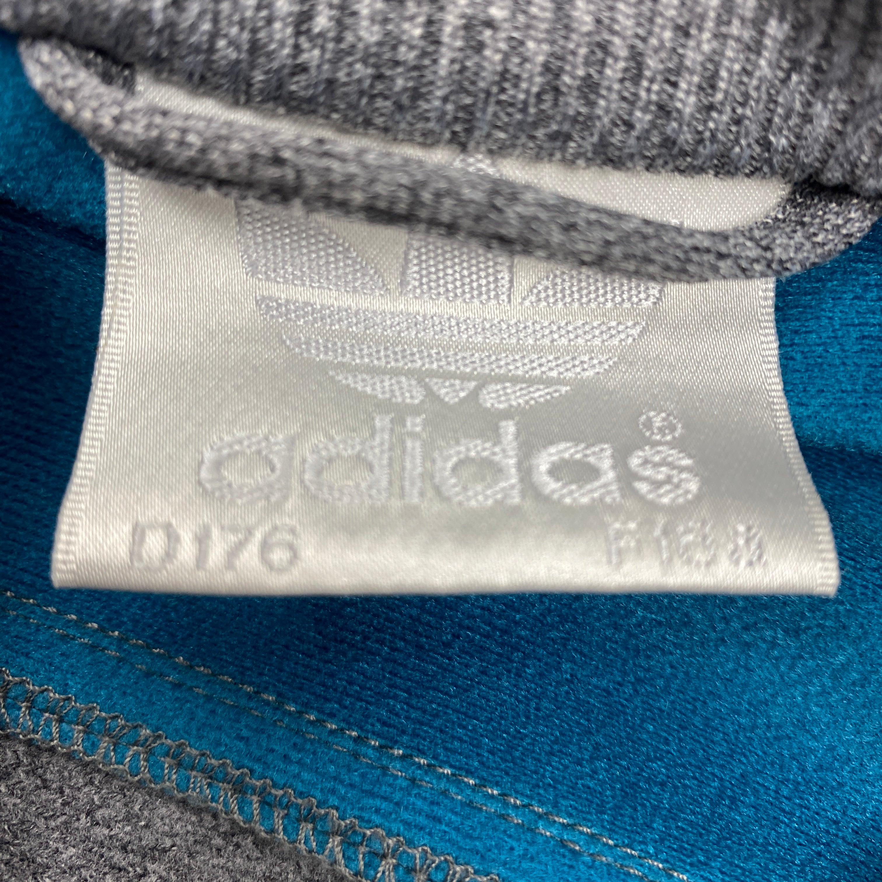 Adidas Vintage Track Jacket, Size M, Big Embroidered Logo, 90’s