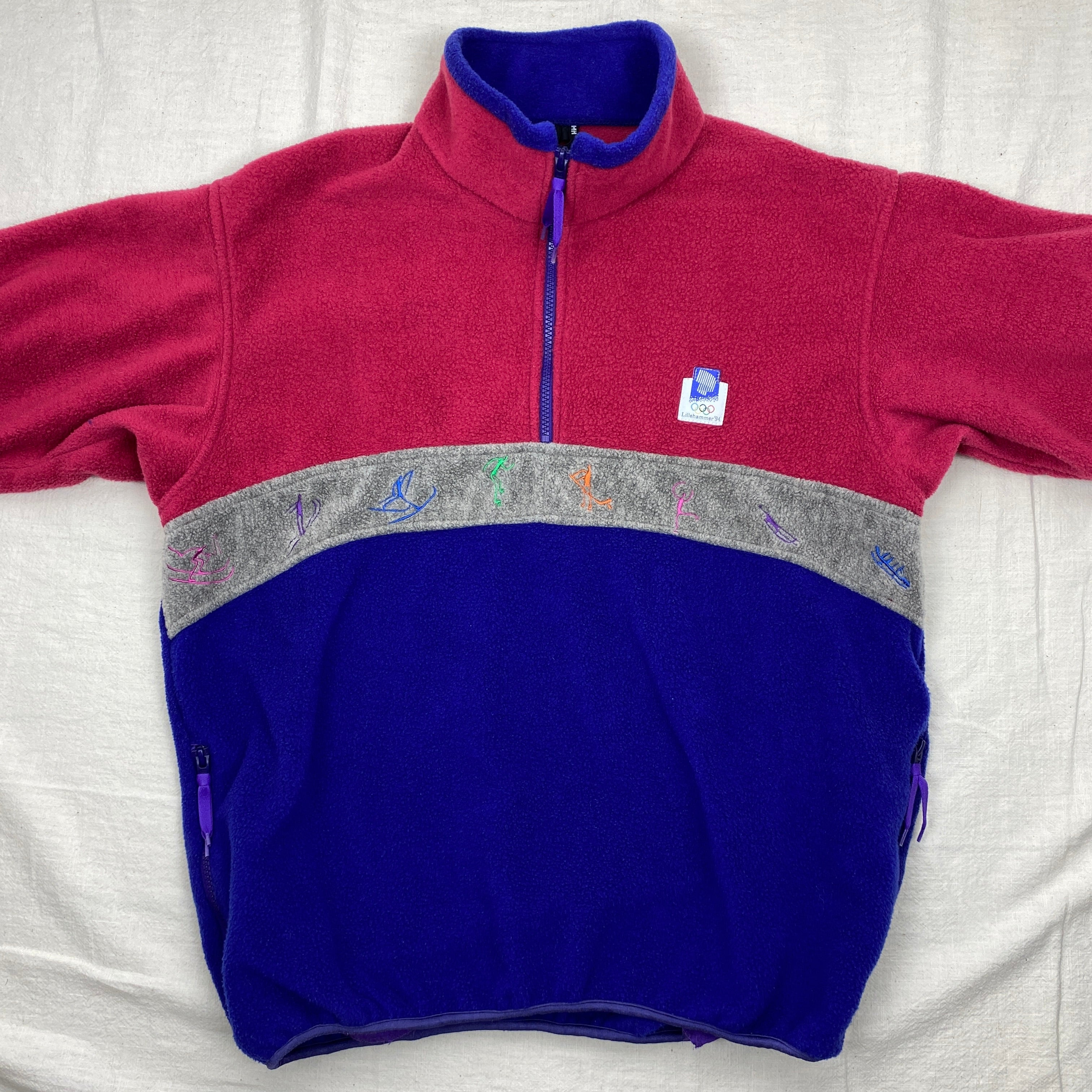 Helly Hansen Vintage Fleece Jacket, Size M, Olympics Fleece, Rare 90’s
