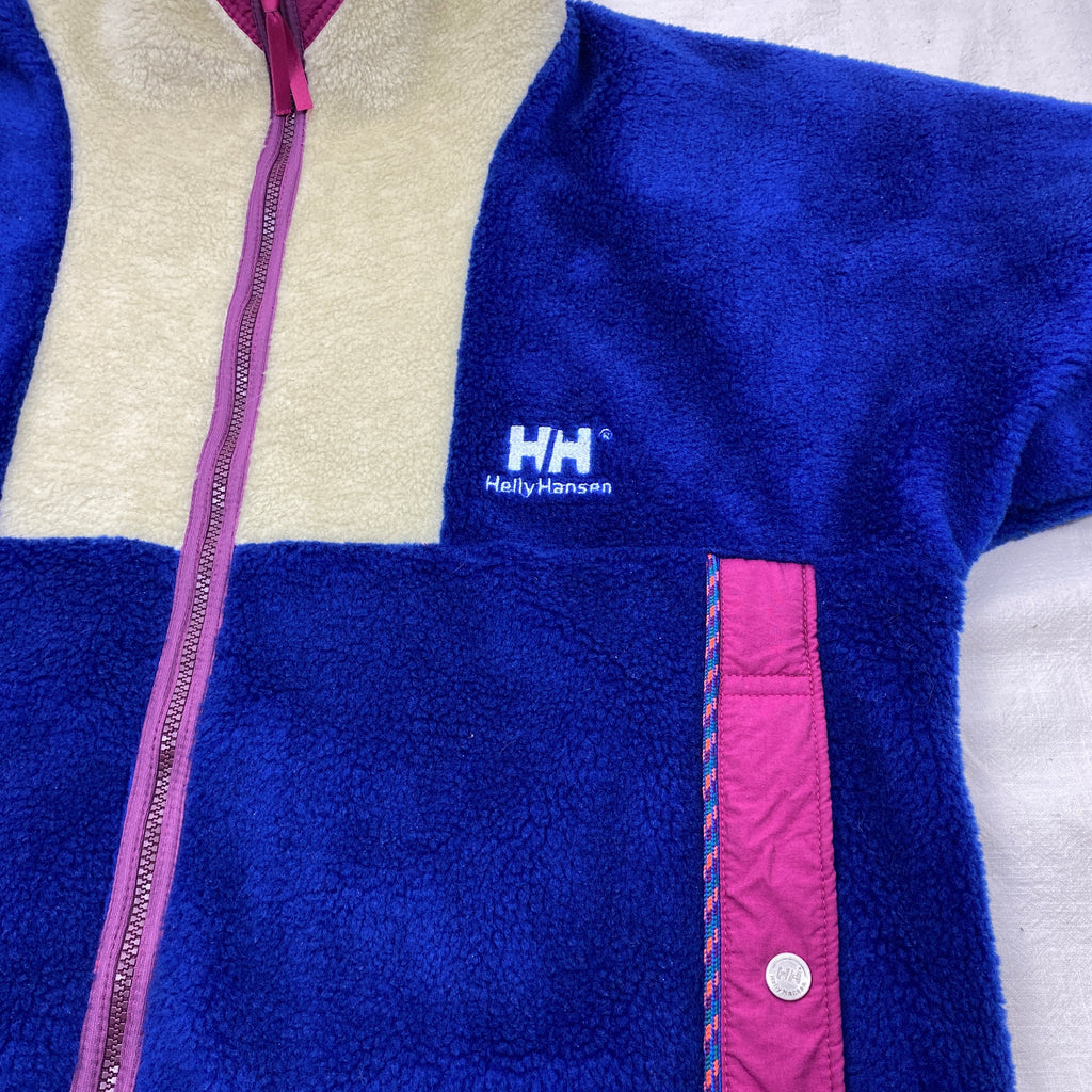 Helly Hansen Vintage Fleece Jacket, Size L, Polar Fleece, 90’s