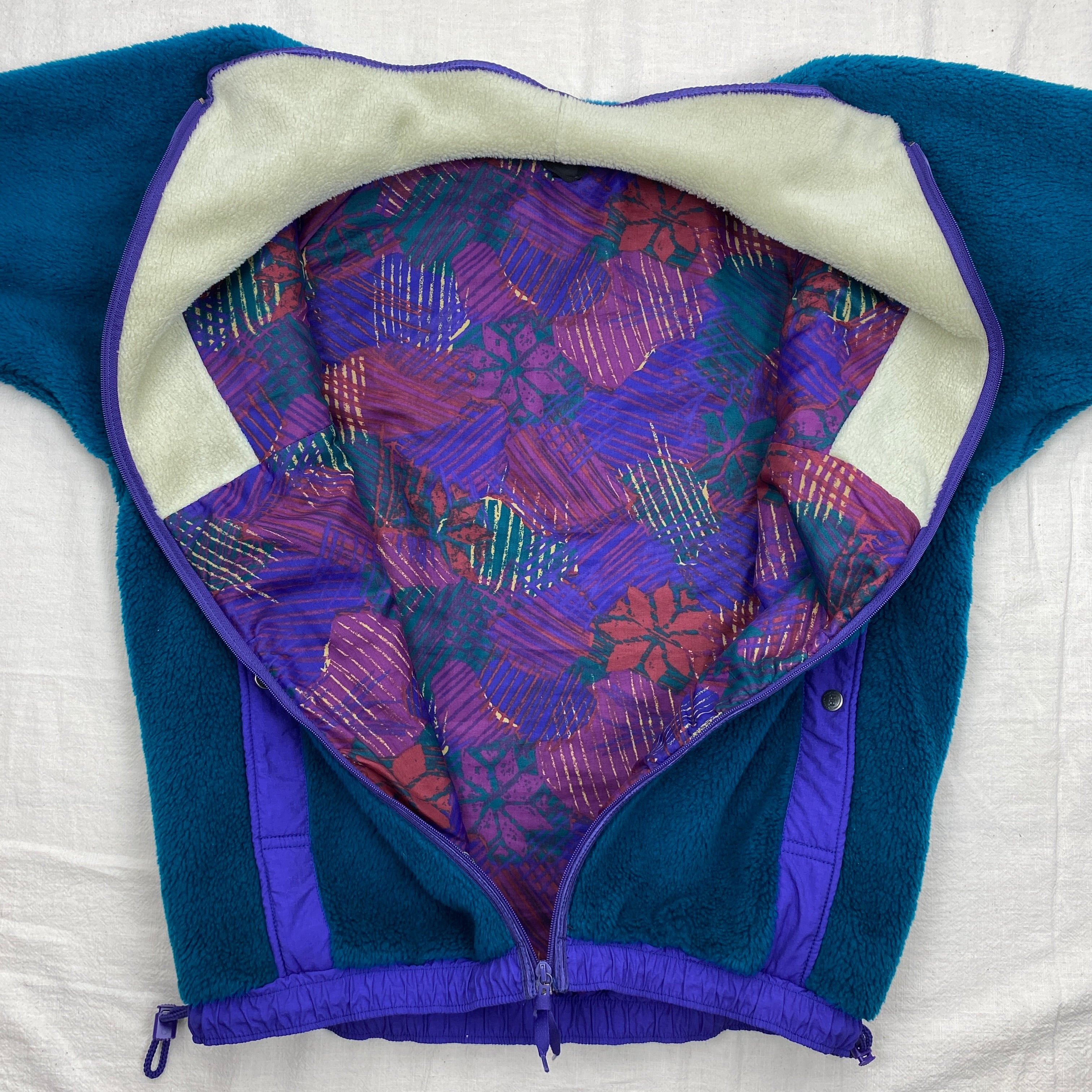 Helly Hansen Vintage Fleece Jacket, Size L, Polar Fleece, 90’s