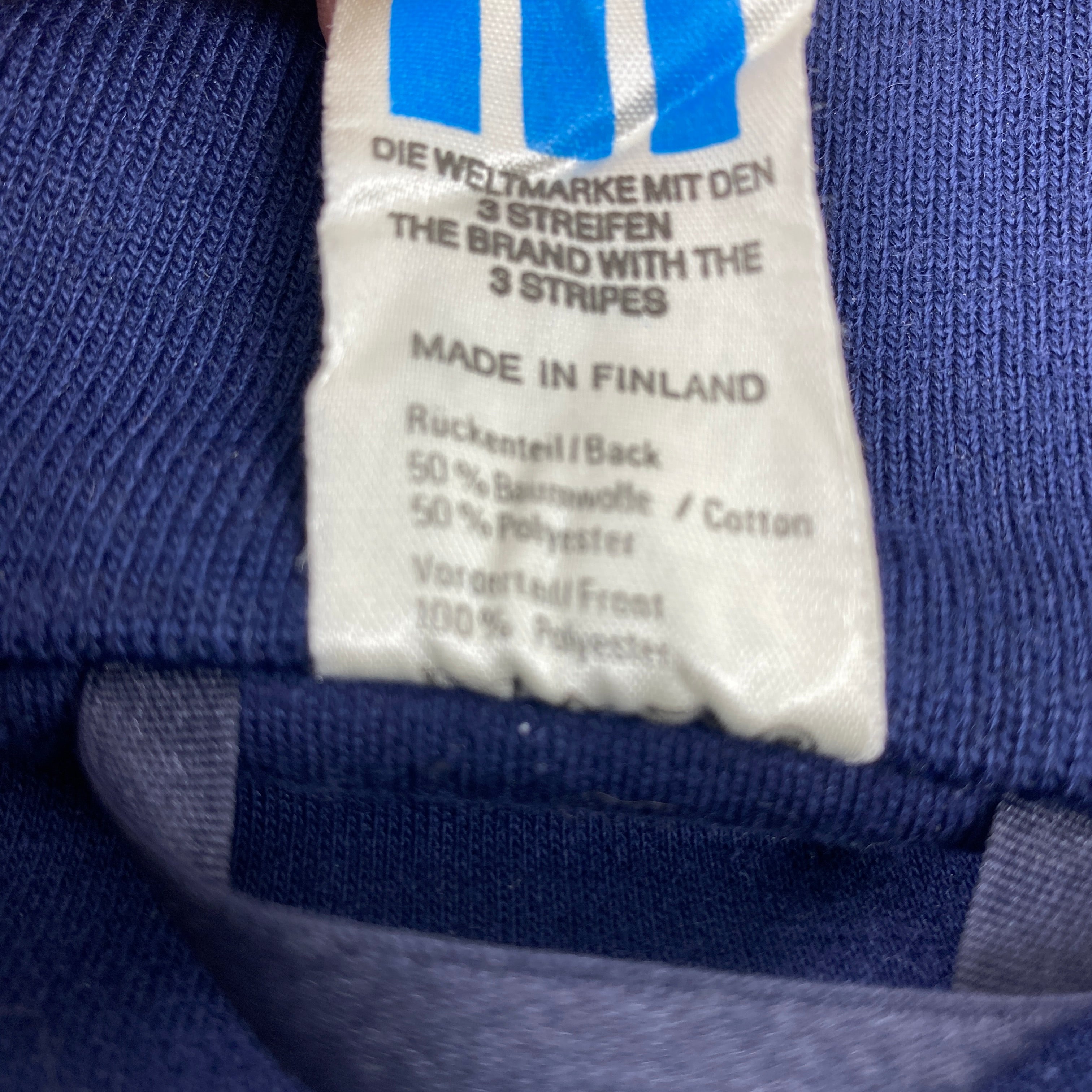 Adidas Vintage Track Jacket, Size M, Made in Finland, 70’s/80’s