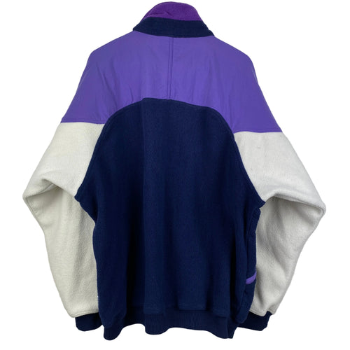 Adidas Vintage Fleece Jacket, Size L, Full Zip, 90’s
