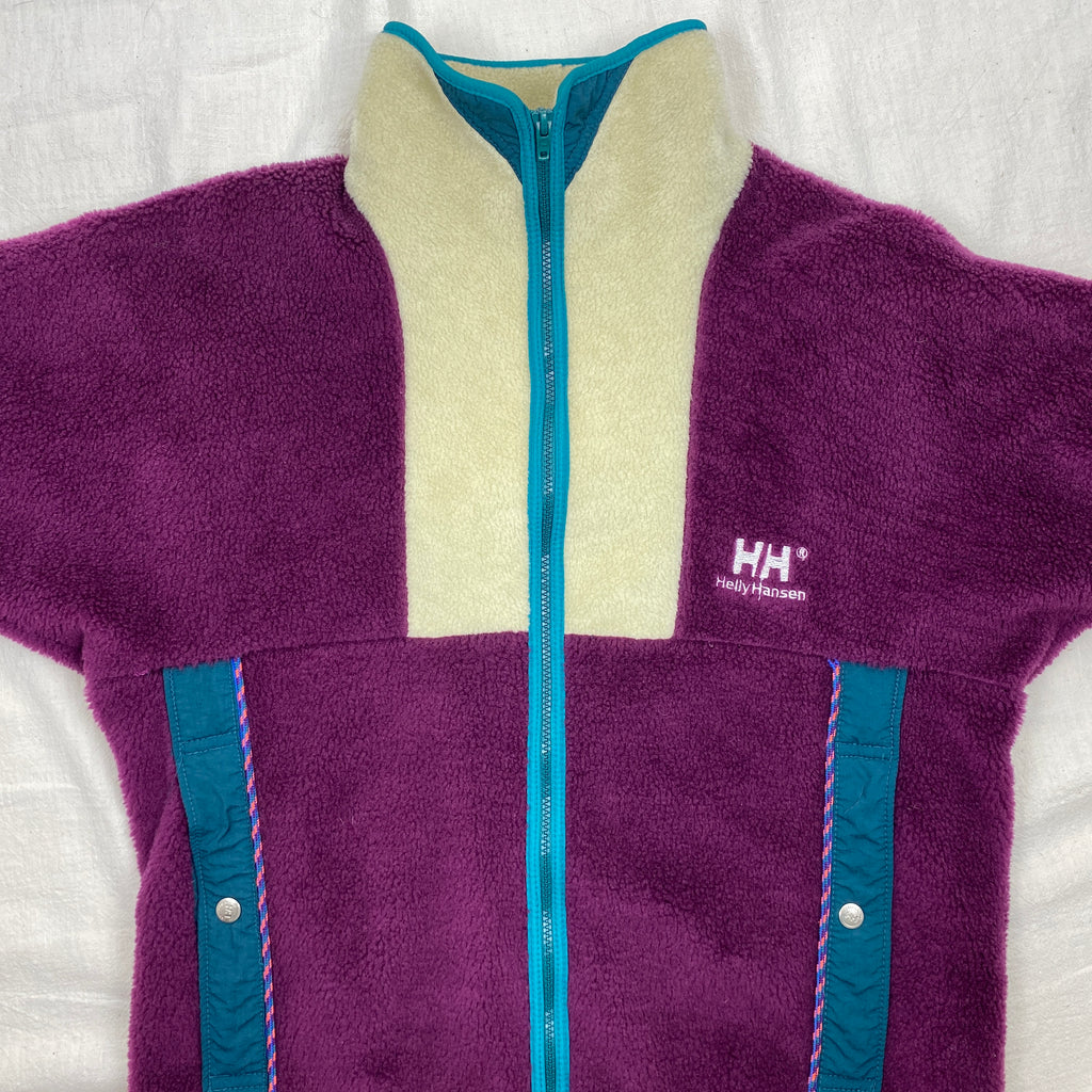Helly Hansen Vintage Fleece Jacket, Size S/M, Polar Fleece, 90’s