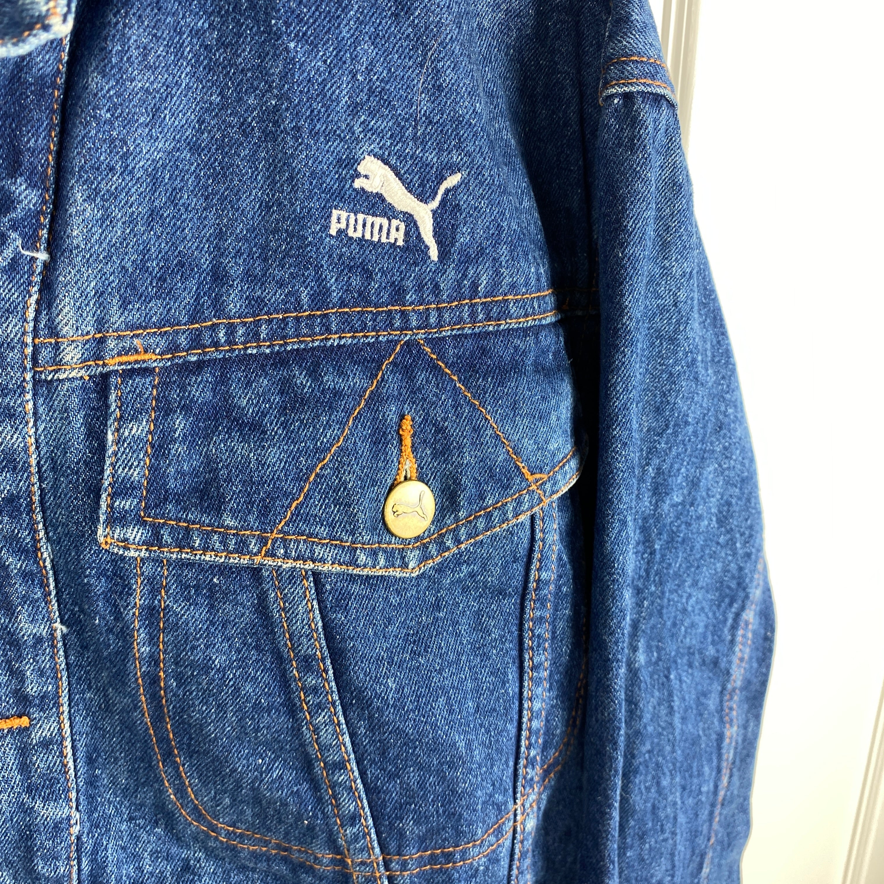 Puma Vintage Denim Jacket, Size M, 90’s, Y2K