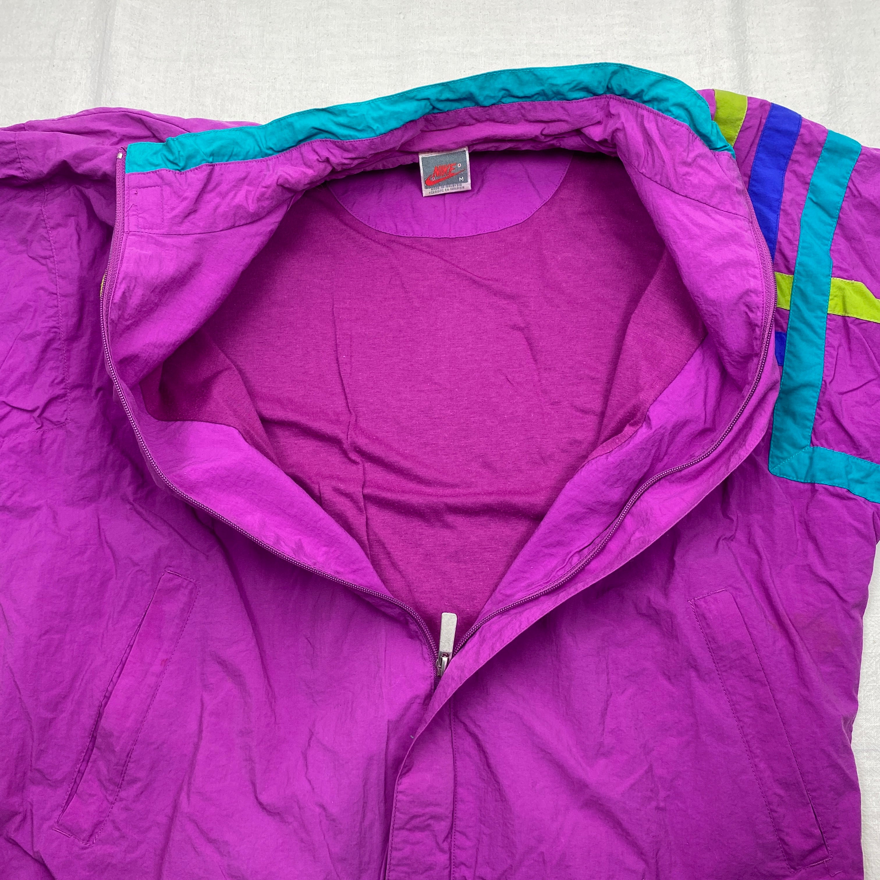 Nike Vintage Track Jacket, Size M, Multicolor, Baggy, 90’s/Y2K