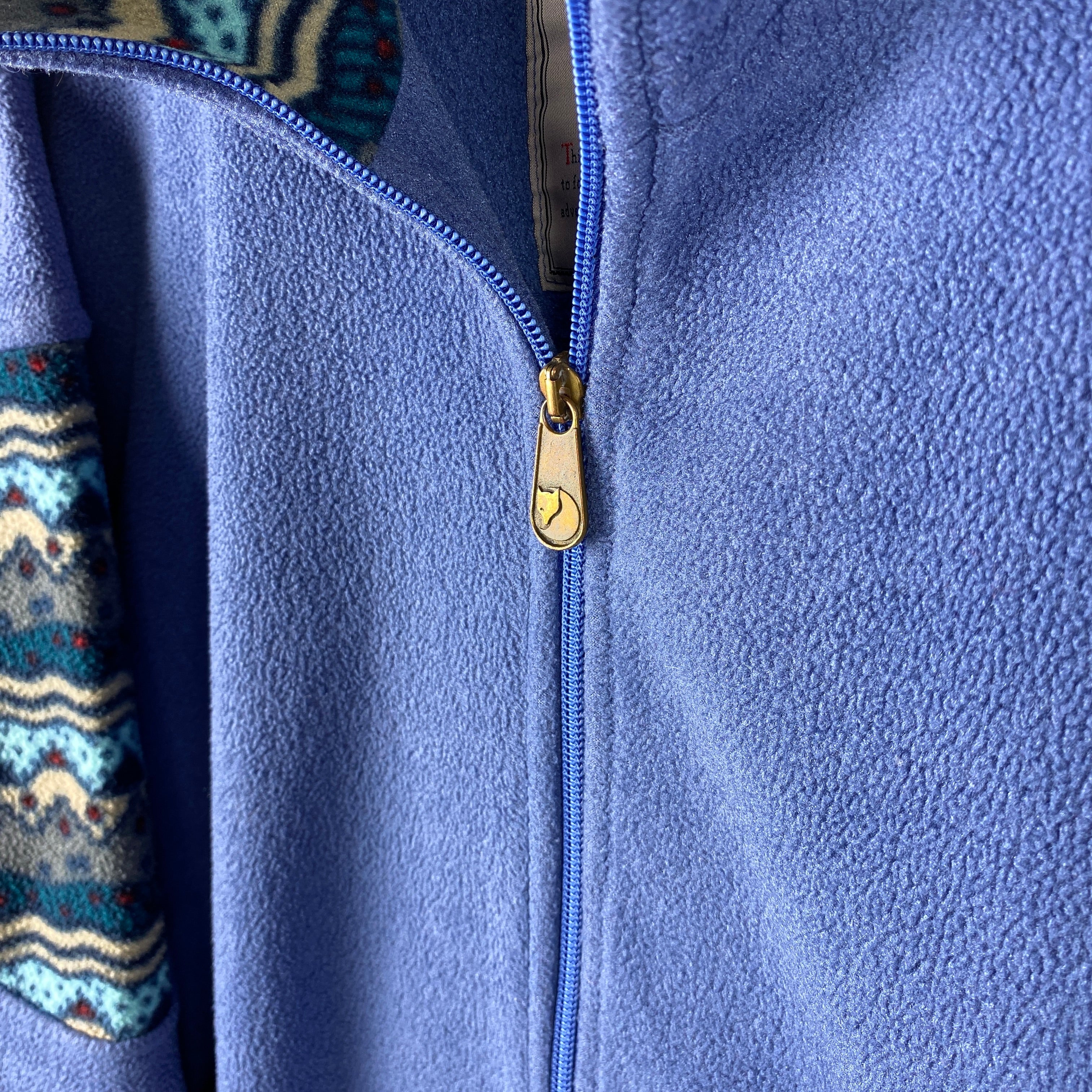 Fjällräven Vintage Fleece Jacket, Size M, Made in Portugal, 90’s