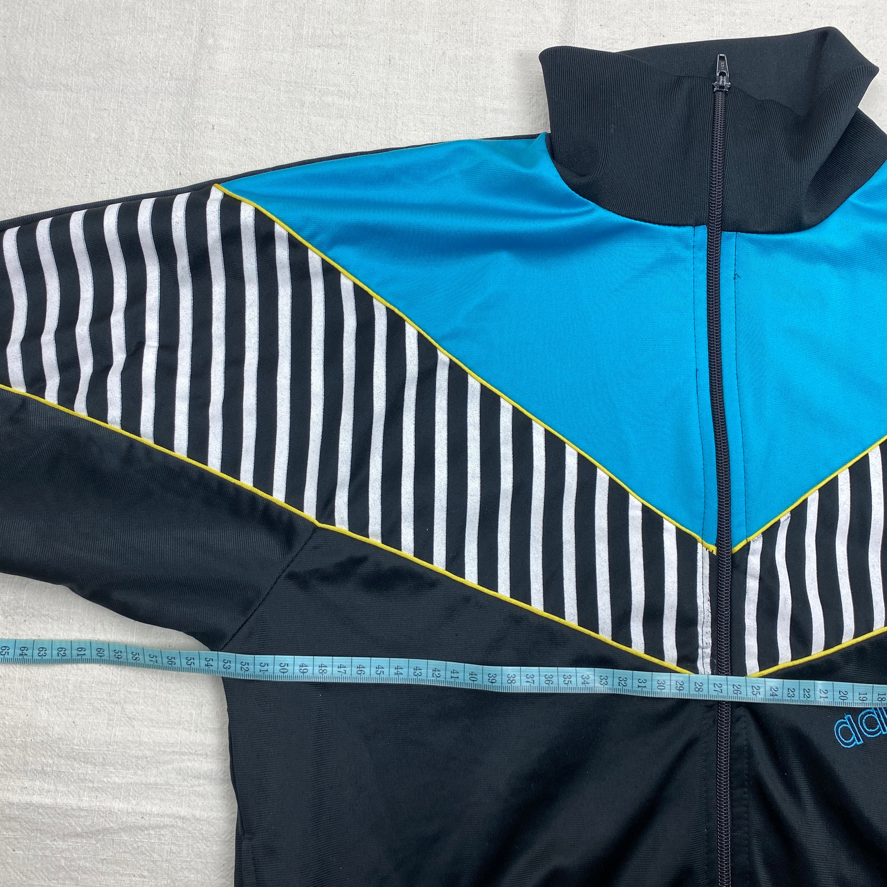 Adidas Vintage Track Jacket, Size M, Striped, 90’s