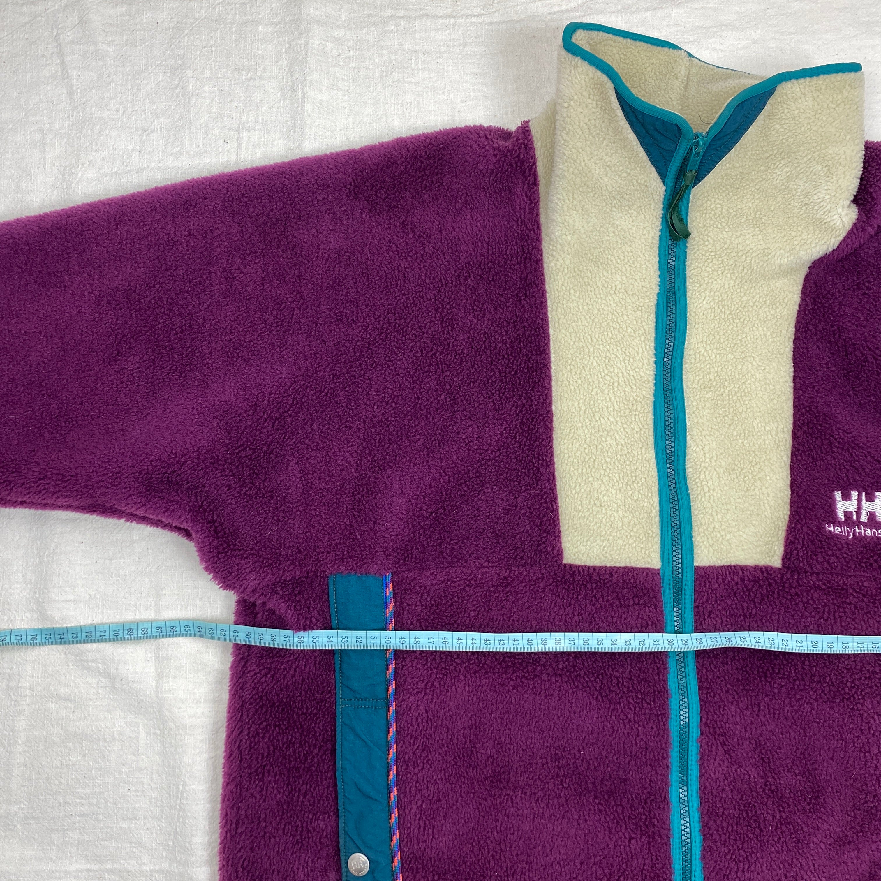 Helly Hansen Vintage Fleece Jacket, Size L, Polar Fleece, 90’s