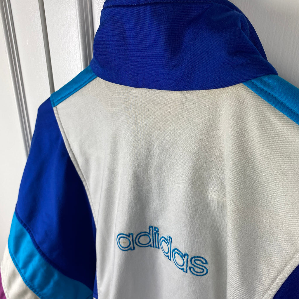 Adidas Vintage Track Jacket, Size XL, Embroidered TEAM Logo, 90’s
