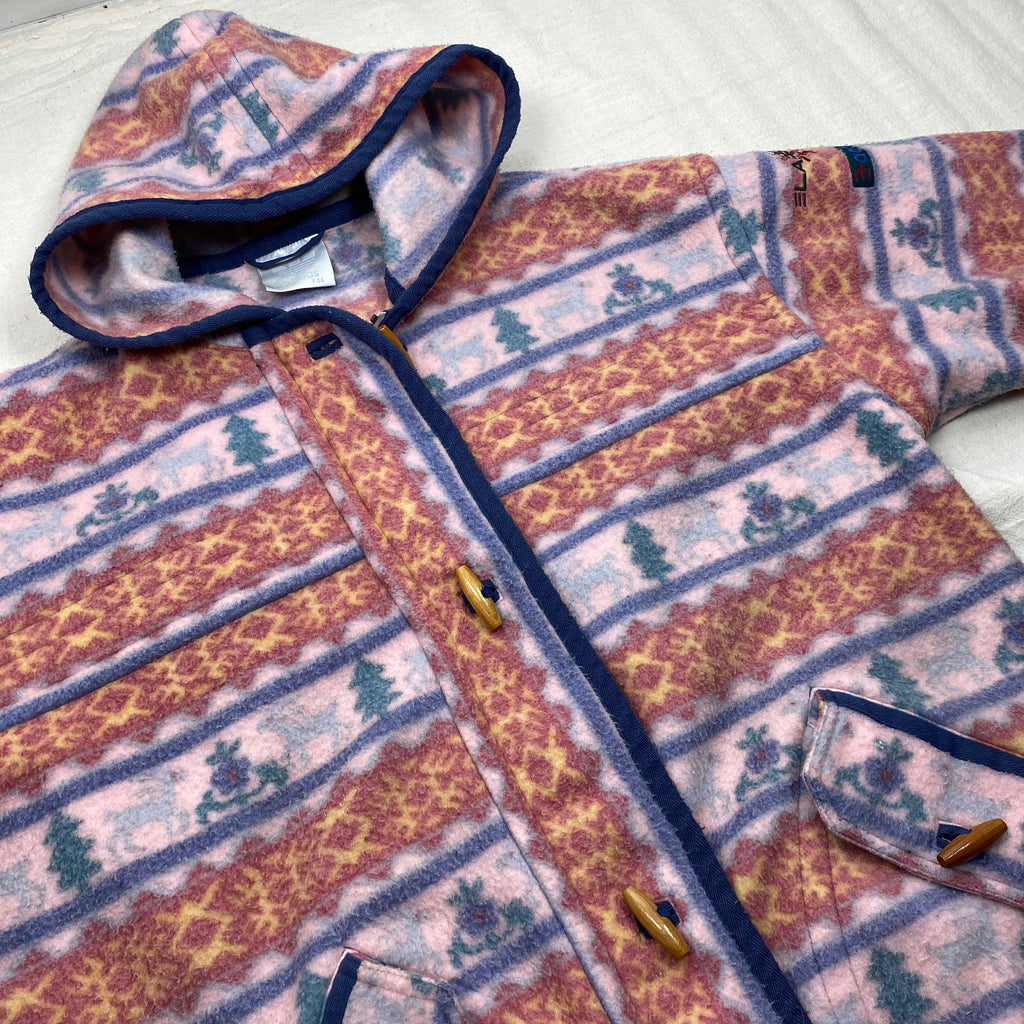 Adidas Vintage Fleece Hoodie, Size L, Fleece Jacket, 90’s