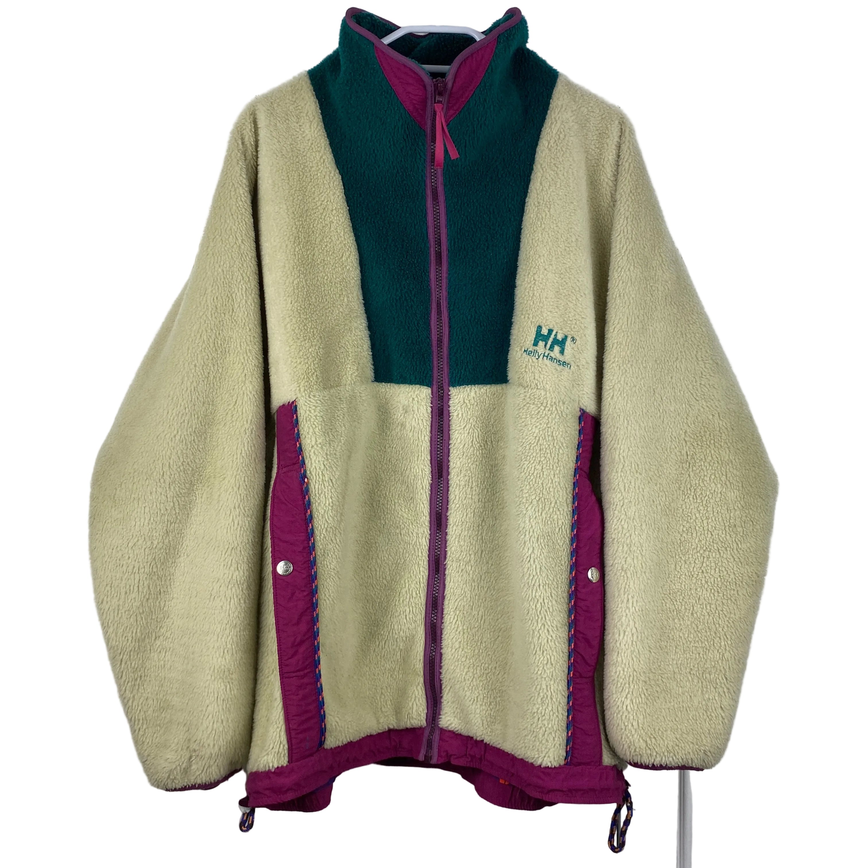 Helly Hansen Vintage Fleece Jacket, Size M, Polar Fleece, 90’s
