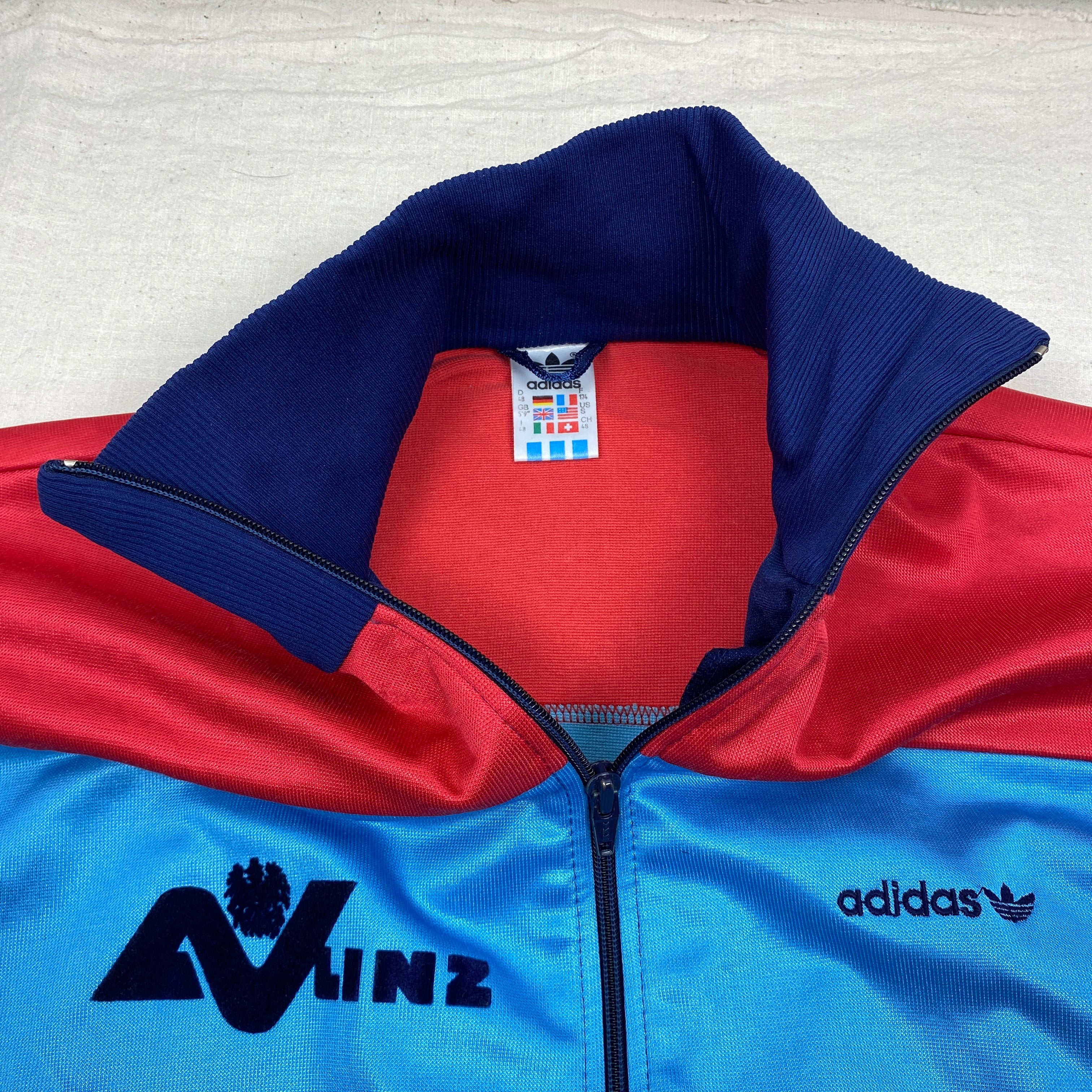 Adidas Vintage Track Jacket, Size S, Made in Austria, Unika, 80’s/90’s