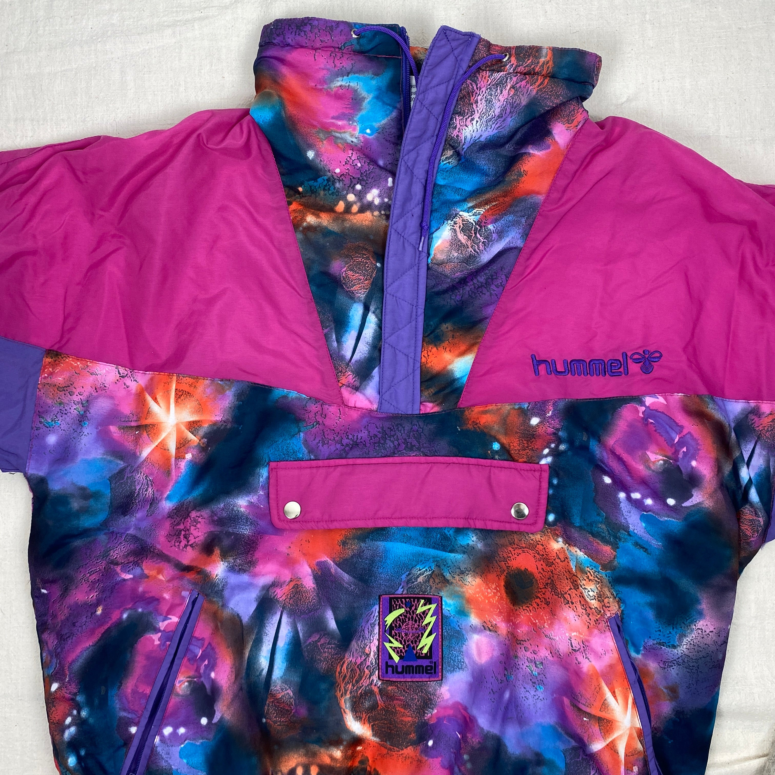 Hummel Vintage Track Jacket, Size M, Pullover, Anorak 90’s, Rare