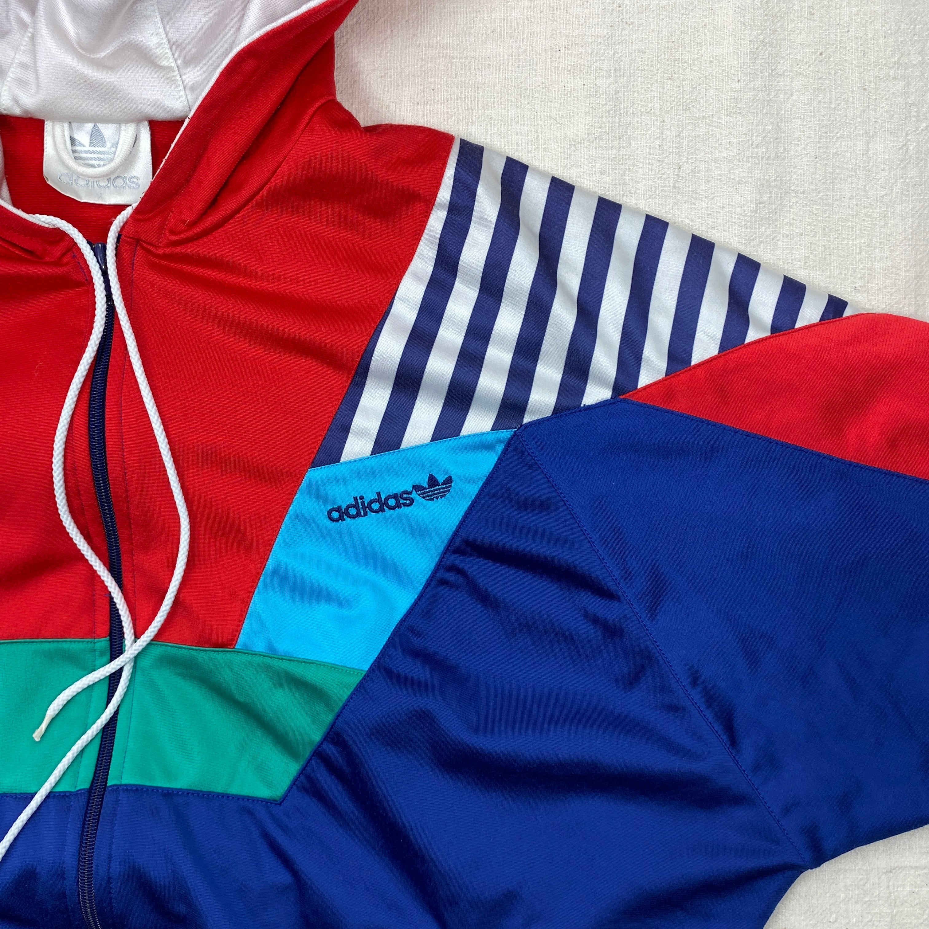 Adidas Vintage Track Jacket, Size M/L, Hoodie 90’s