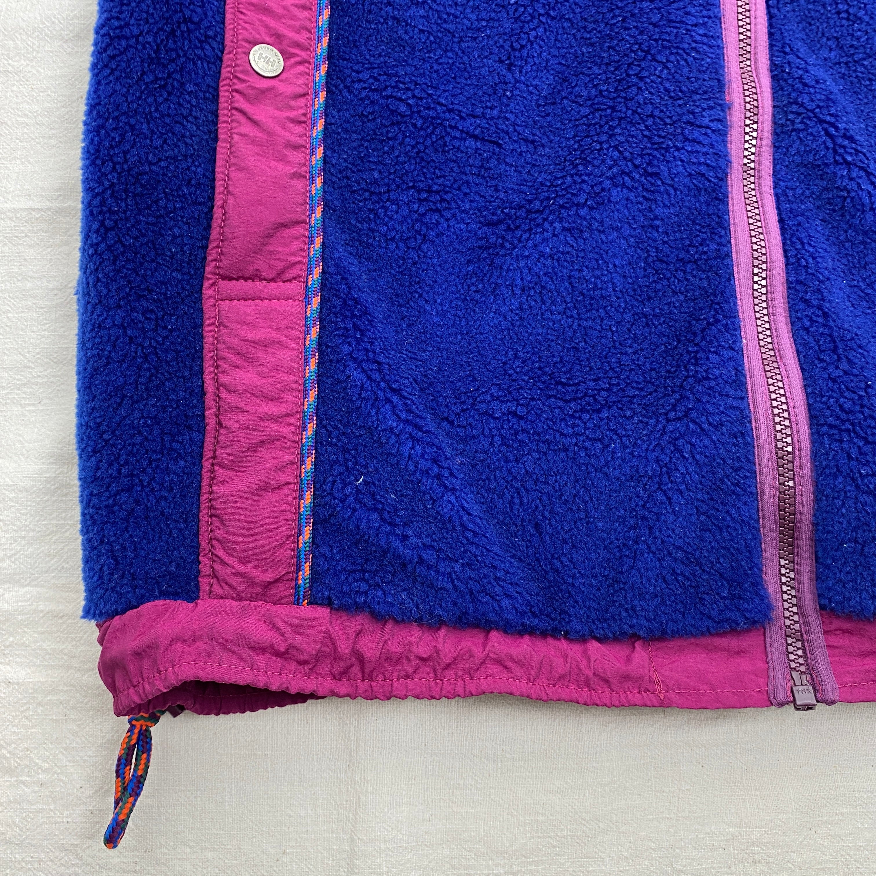 Helly Hansen Vintage Fleece Jacket, Size L, Polar Fleece, 90’s