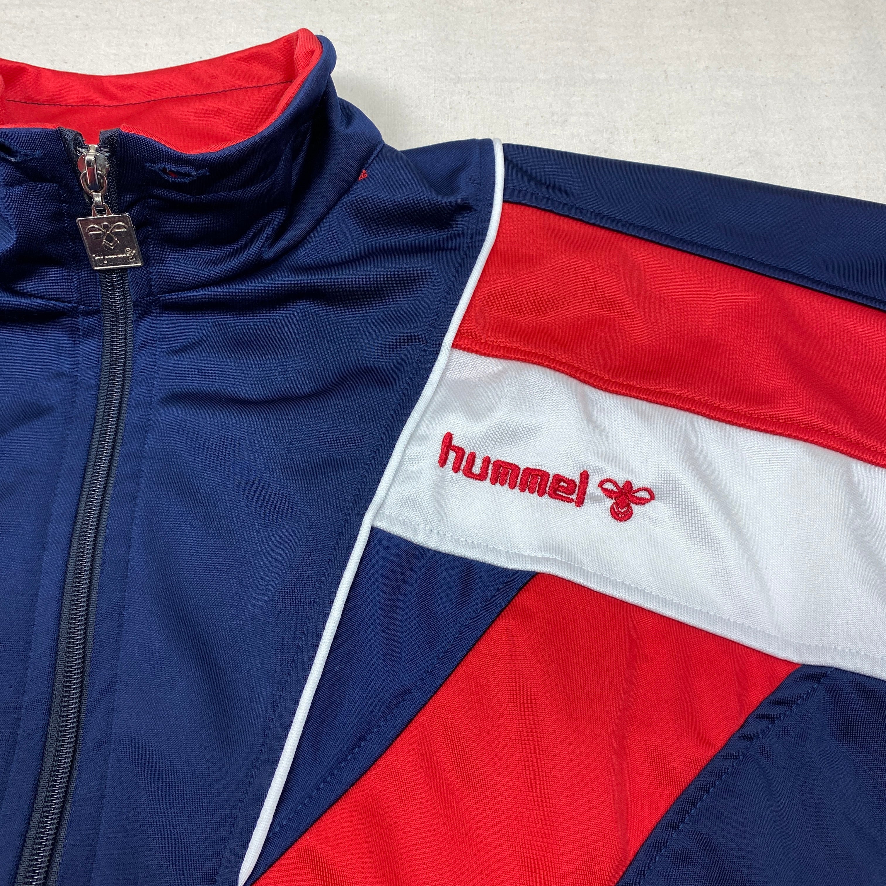 Hummel Vintage Track Jacket, Size L/XL, Baggy, 90’s
