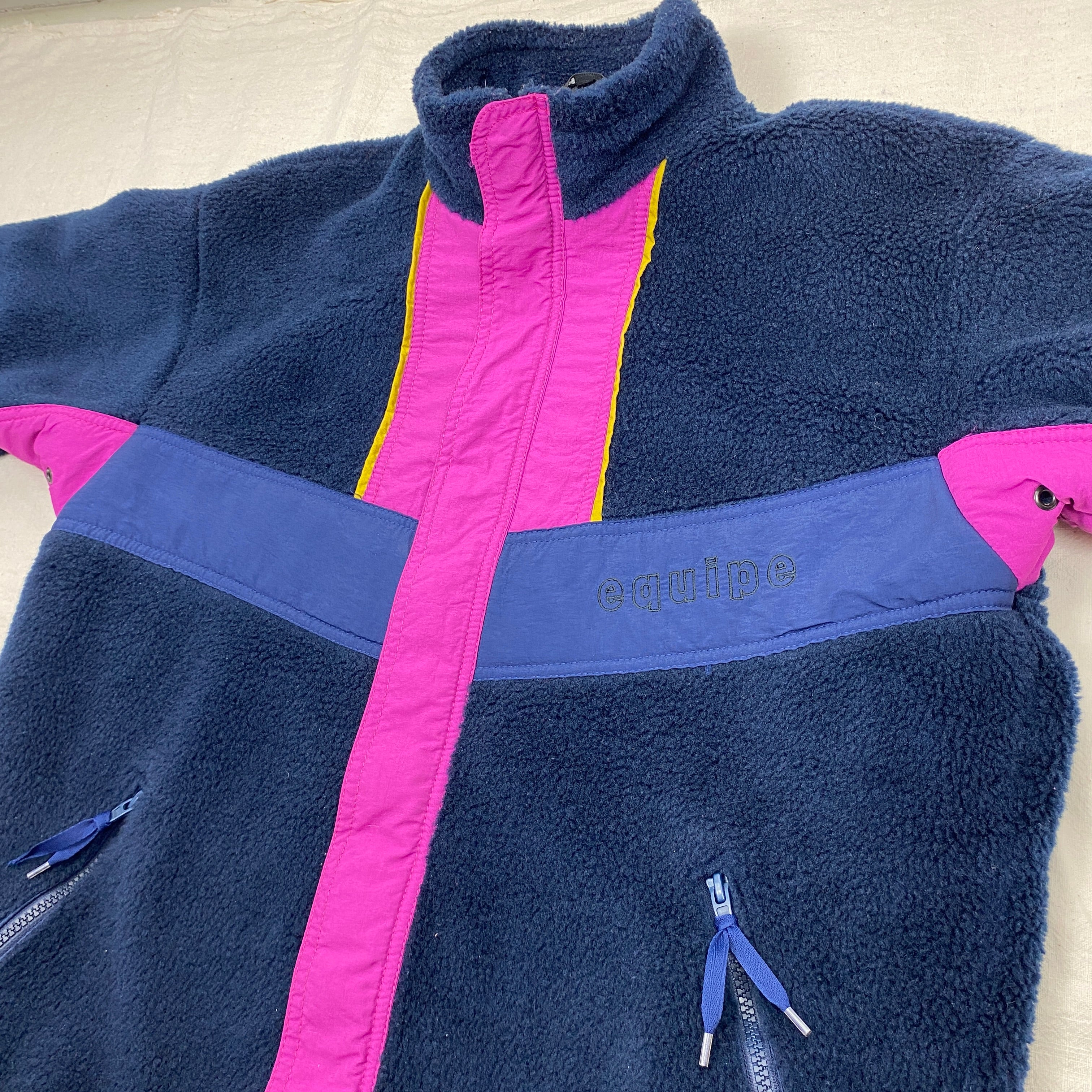 Helly Hansen Vintage Fleece Jacket, Size M, Polar Fleece, 90’s
