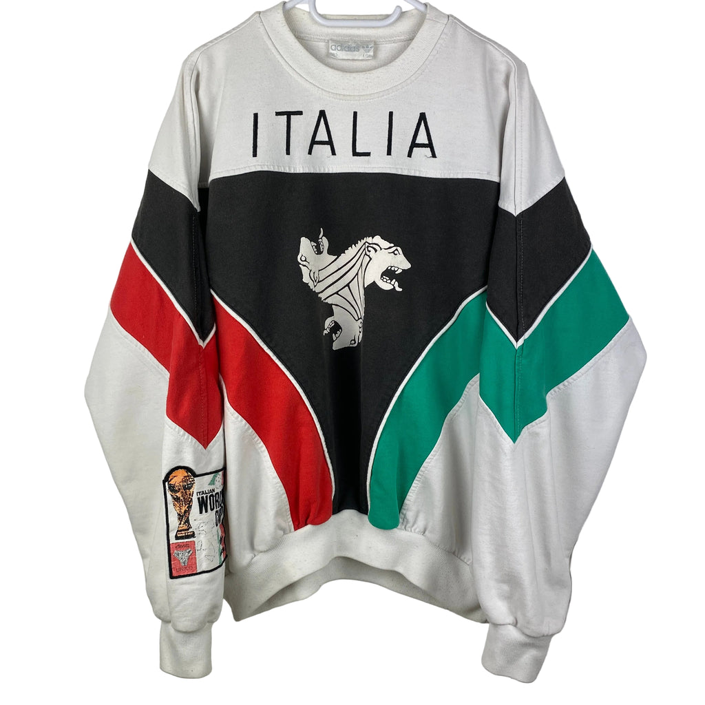 Adidas Vintage Sweatshirt, Size L, Coppa Del Mondo, Italian World Cup, 90’s