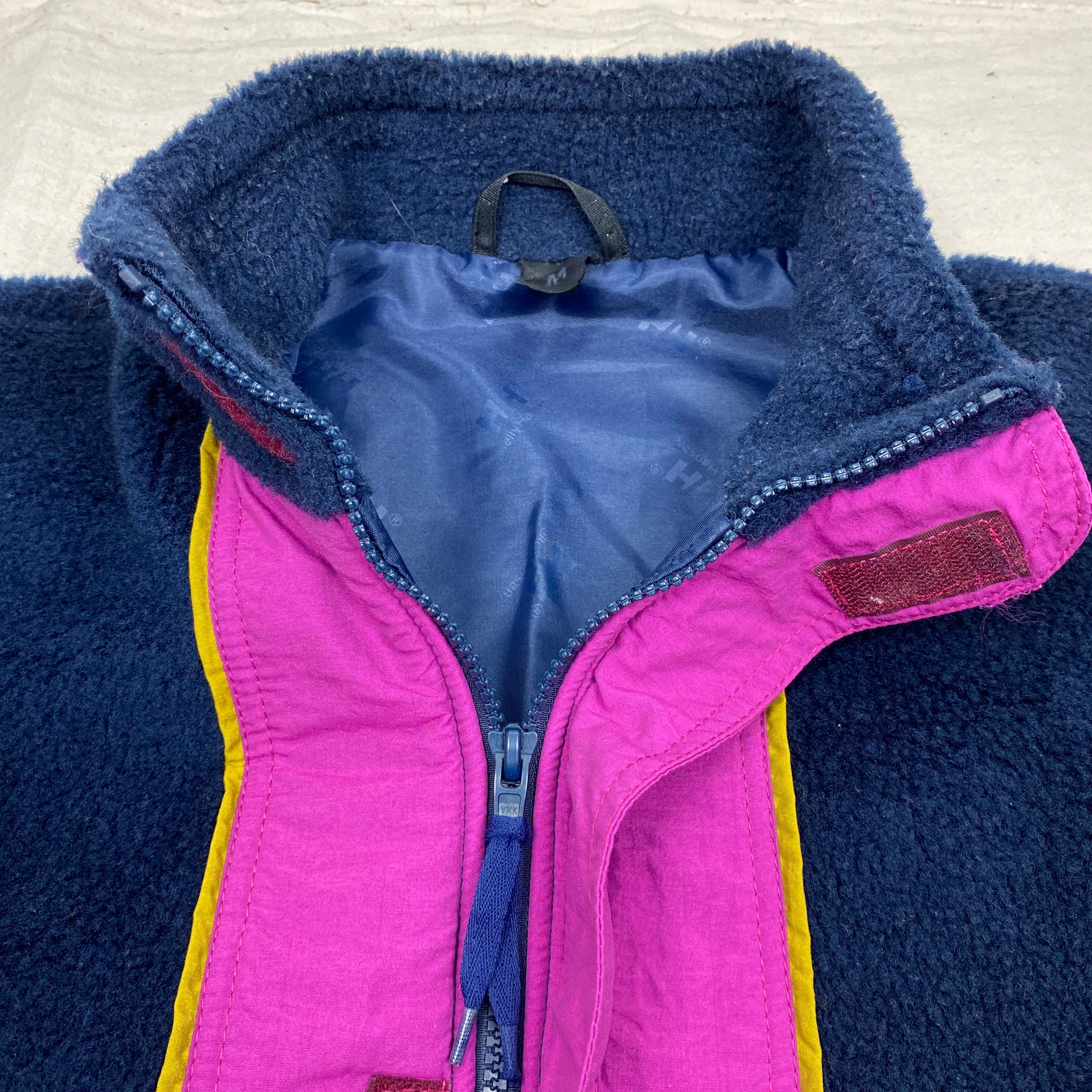 Helly Hansen Vintage Fleece Jacket, Size M, Polar Fleece, 90’s