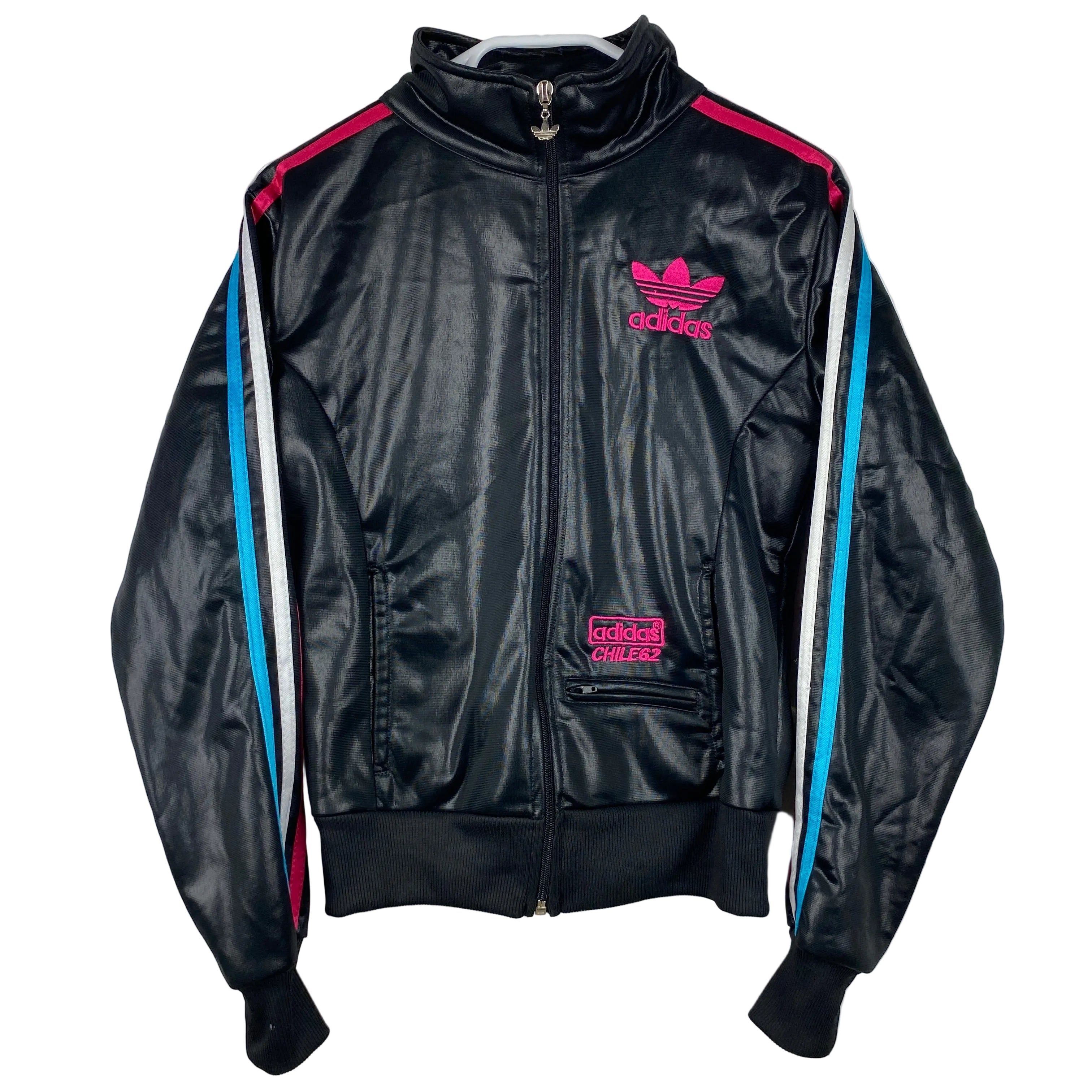 Adidas Vintage Track Jacket, Size XS, Chile 62, Y2K