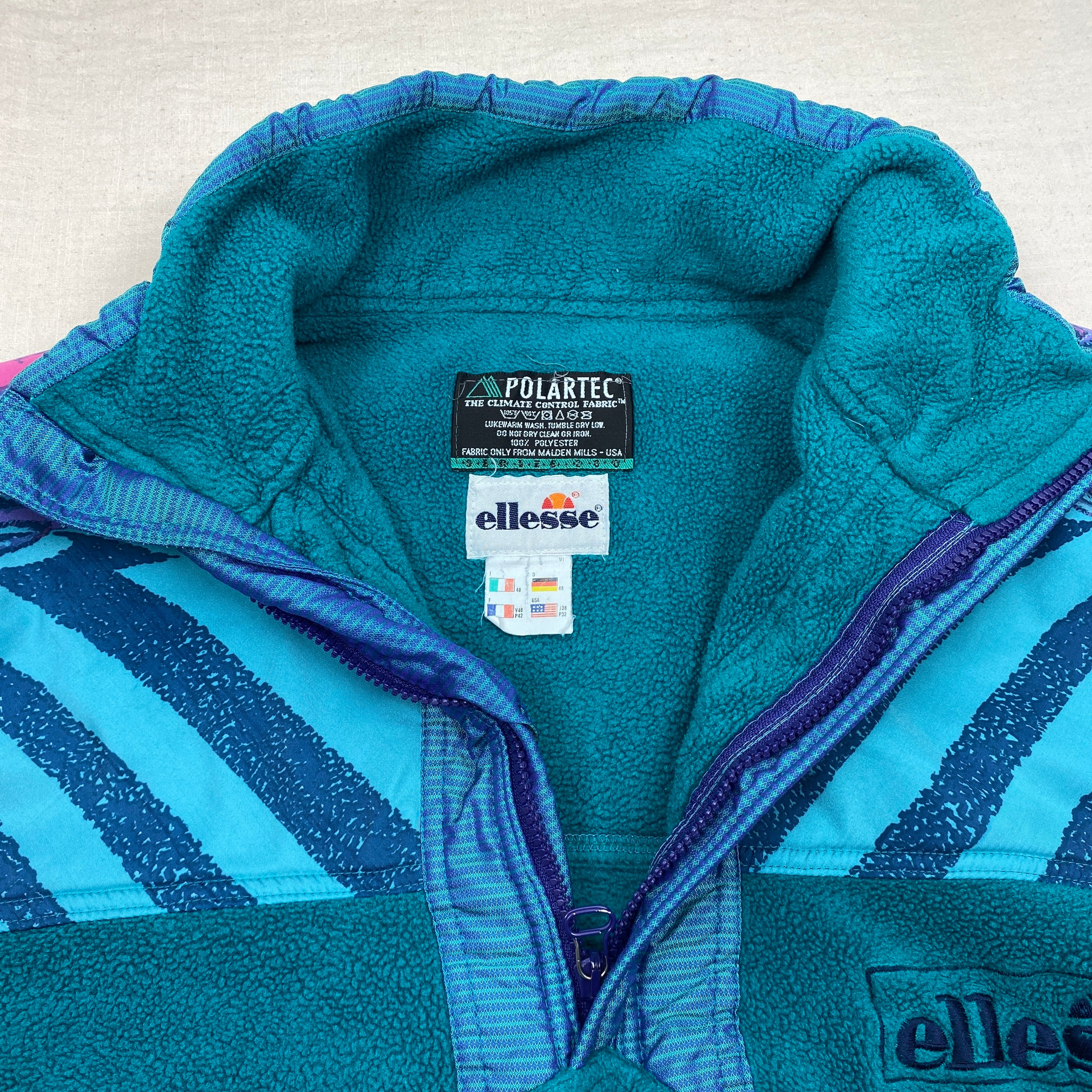 Ellesse Vintage Fleece Jacket, Size M, 90’s