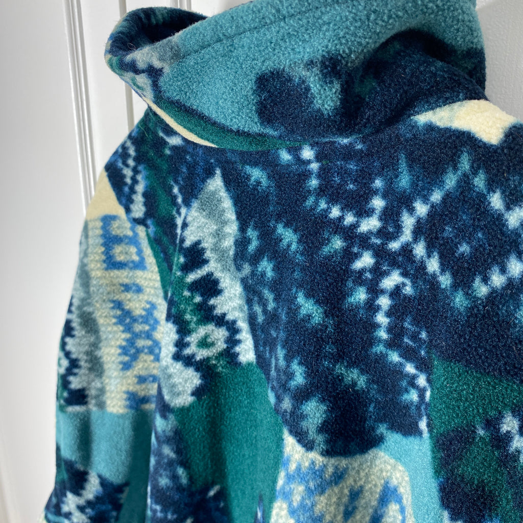 Fila Vintage Fleece Jacket, Size XL, Made in Italy, 90’s
