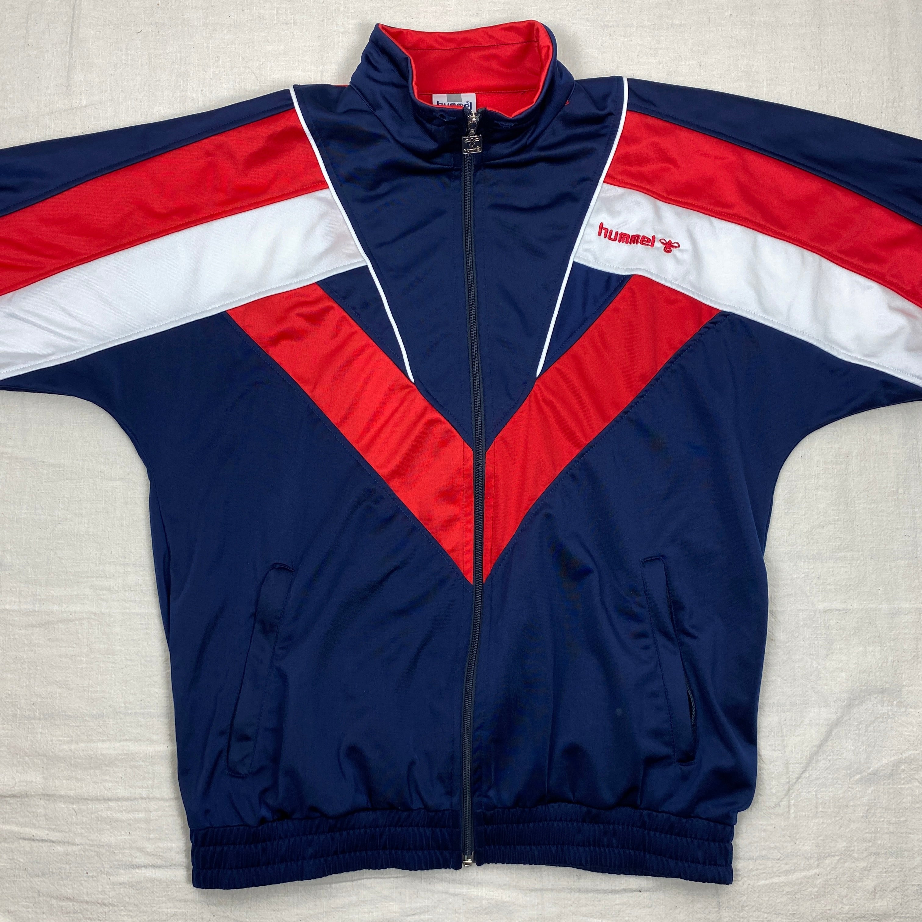 Hummel Vintage Track Jacket, Size L/XL, Baggy, 90’s