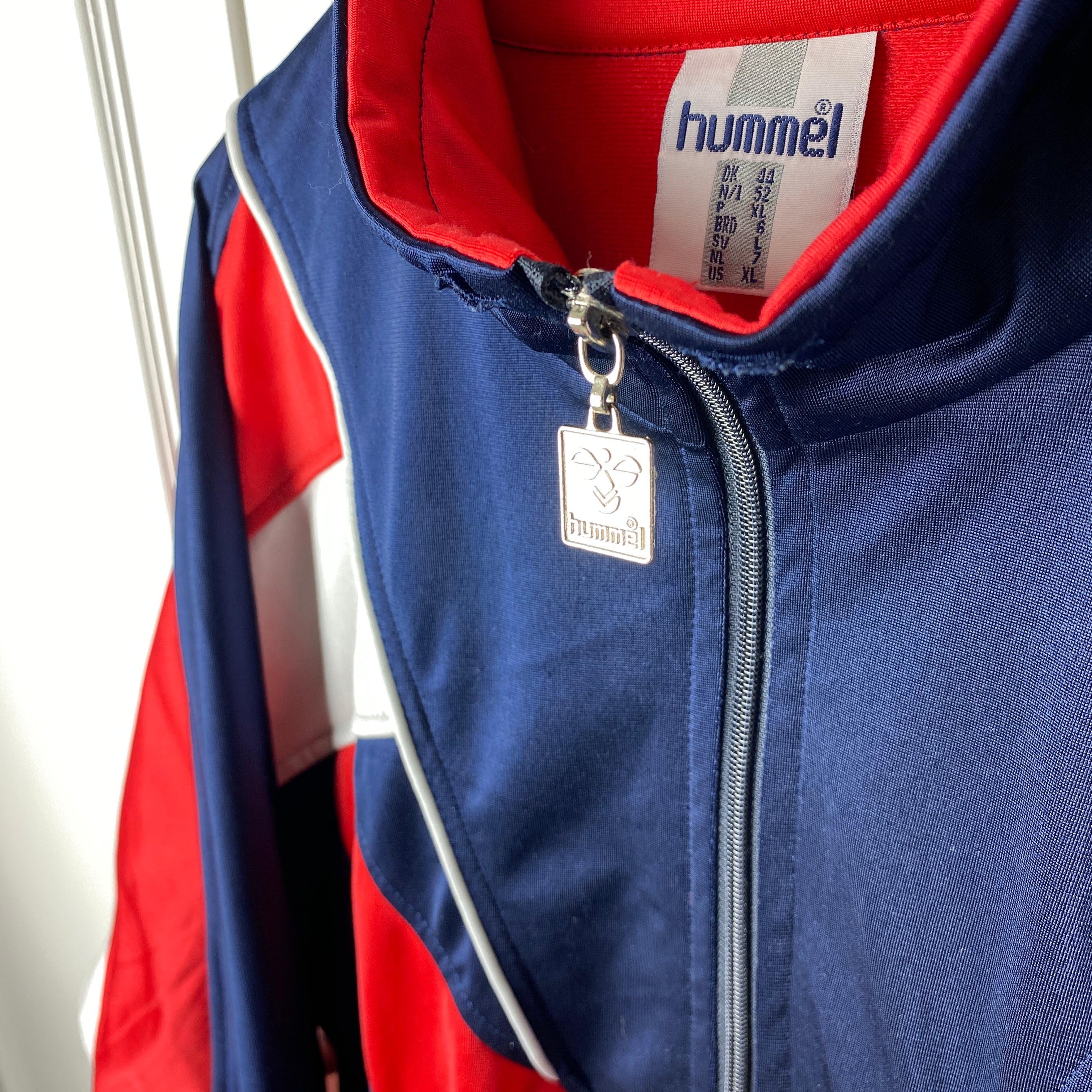 Hummel Vintage Track Jacket, Size L/XL, Baggy, 90’s