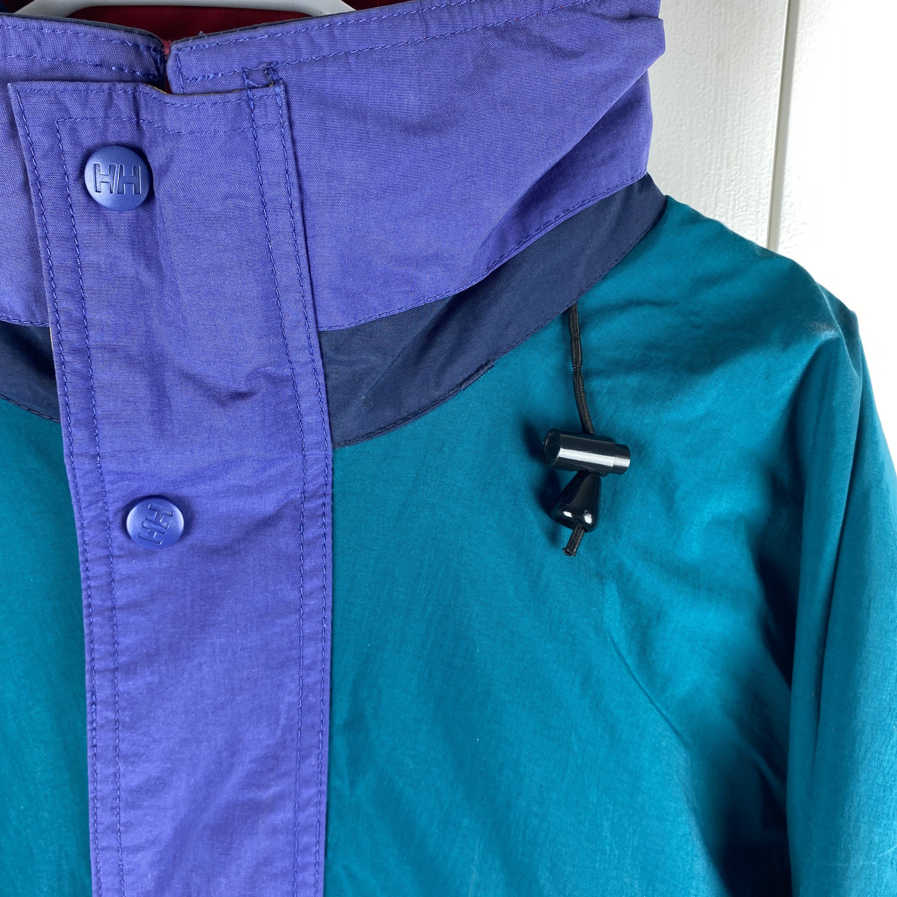 Helly Hansen Jacket, Fleece Lined, Size M, Vintage 90's Retro Jacket