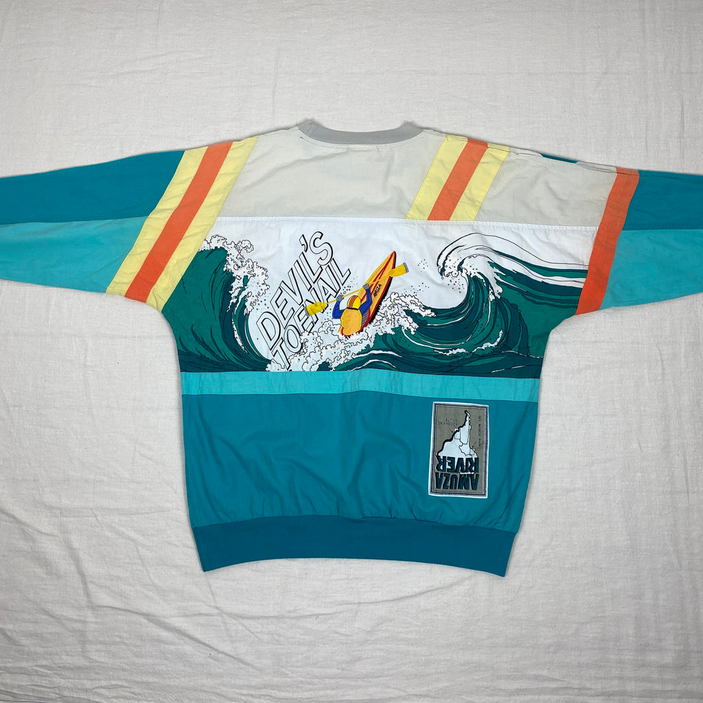 Adidas Vintage Sweatshirt, Size XL, Devils Toenail, Amuza River, 90’s
