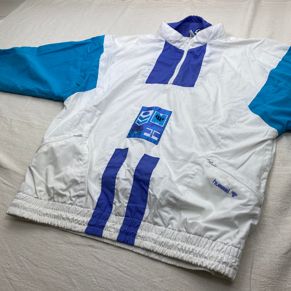 Hummel Vintage Track Jacket, Size L, Tennis, 90’s