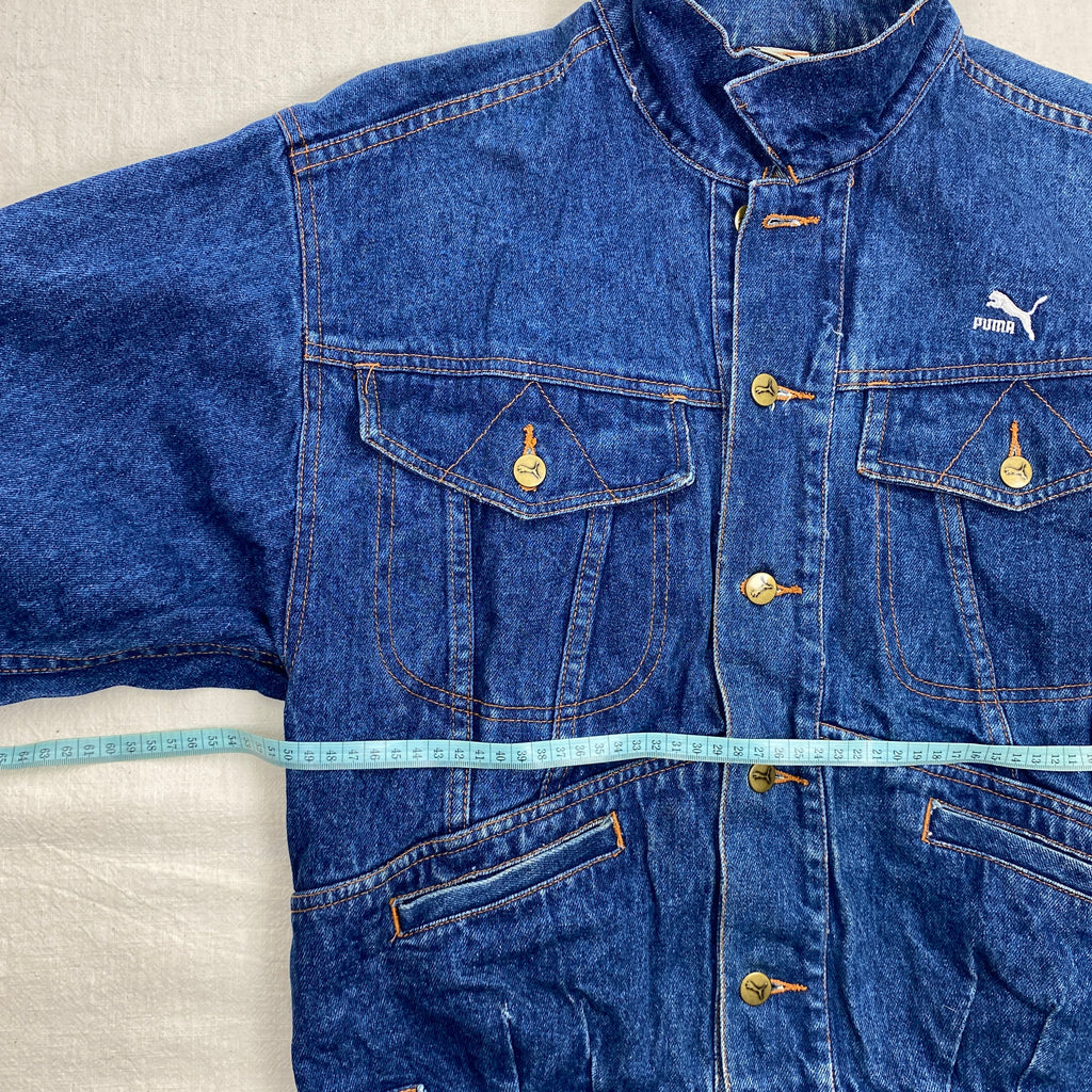 Puma Vintage Denim Jacket, Size M, 90’s, Y2K