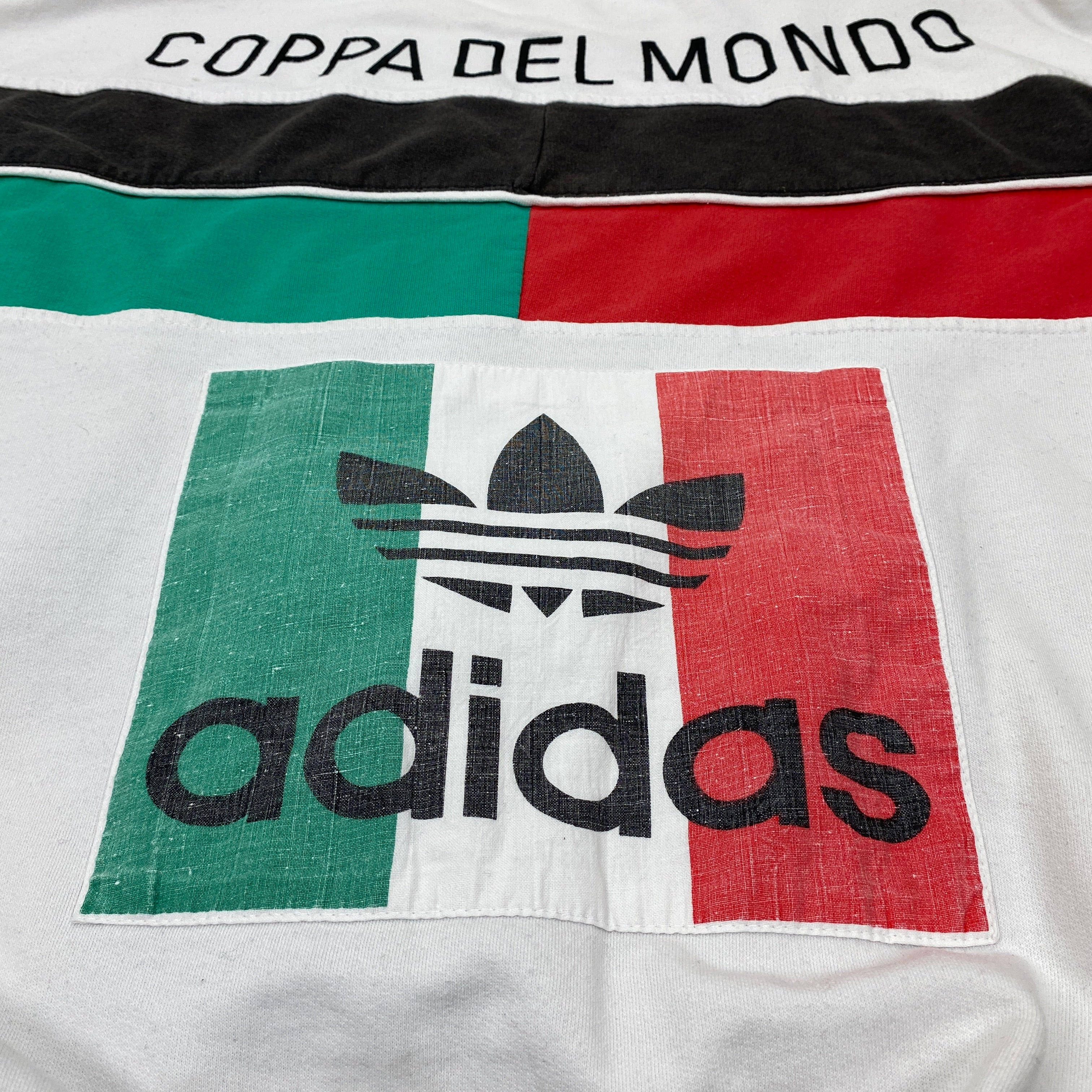 Adidas Vintage Sweatshirt, Size L, Coppa Del Mondo, Italian World Cup, 90’s