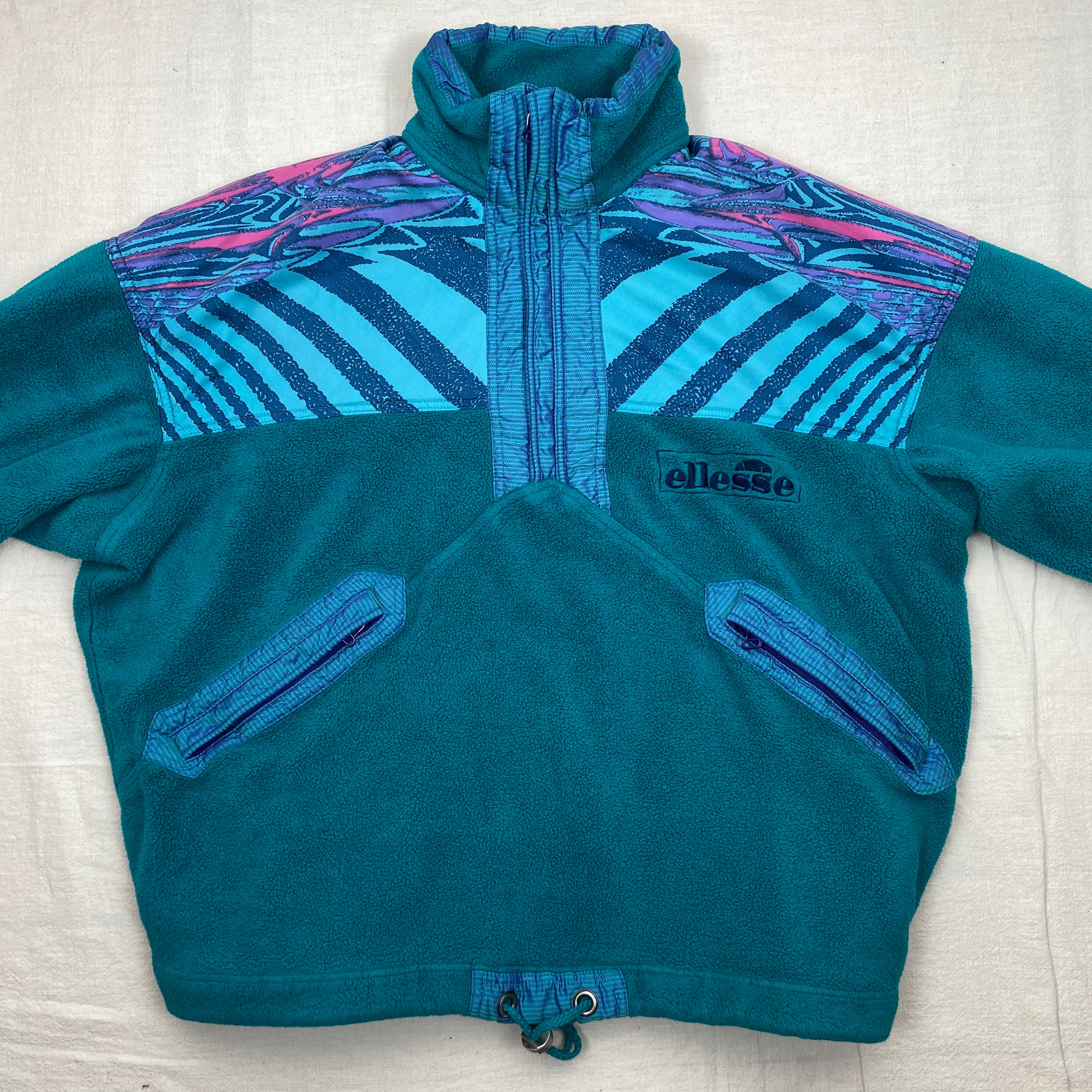Ellesse Vintage Fleece Jacket, Size M, 90’s