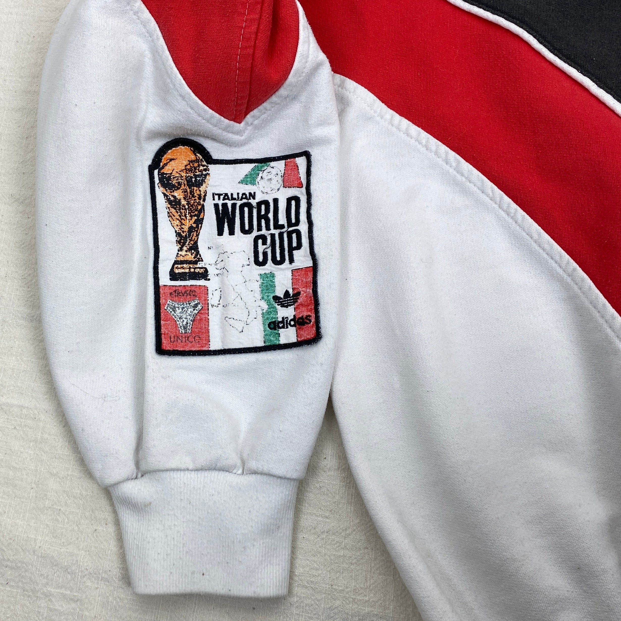 Adidas Vintage Sweatshirt, Size L, Coppa Del Mondo, Italian World Cup, 90’s