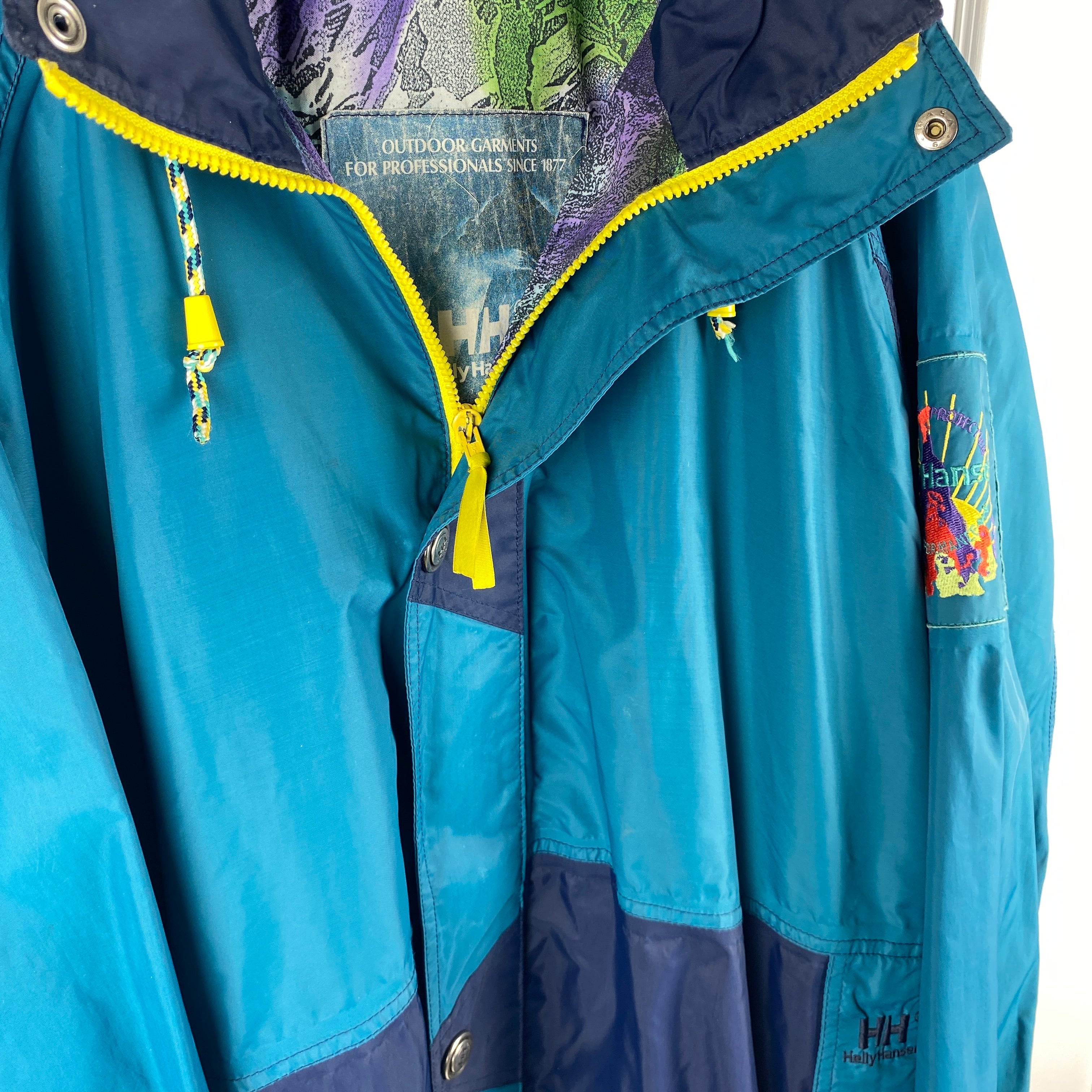 Helly Hansen Jacket, Size L, Vintage 90's Retro Jacket