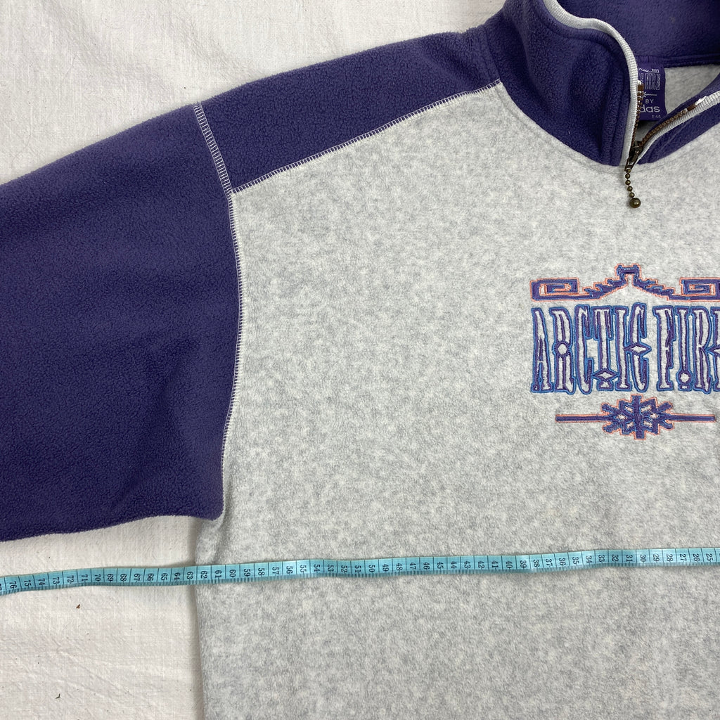 Adidas Vintage Fleece Pullover, Size L, Arctic Fire