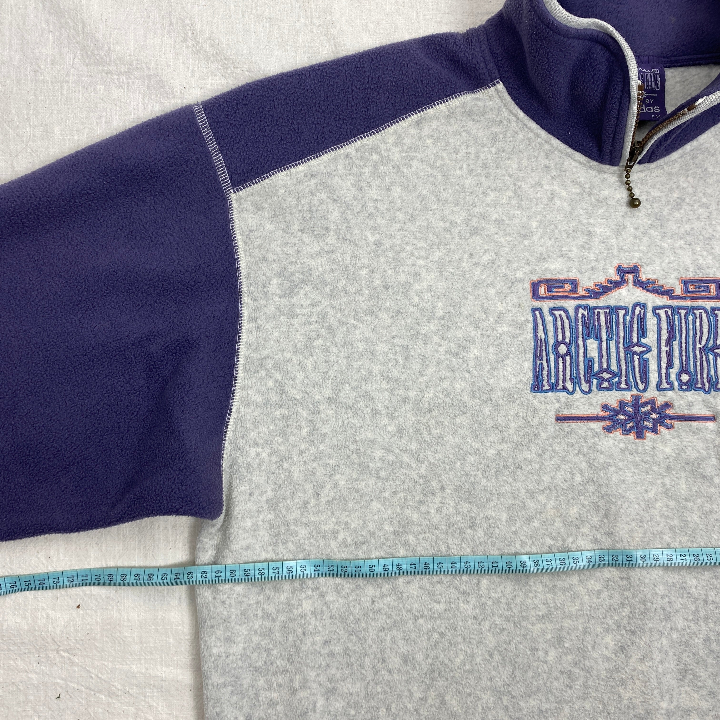 Adidas Vintage Fleece Pullover, Size L, Arctic Fire