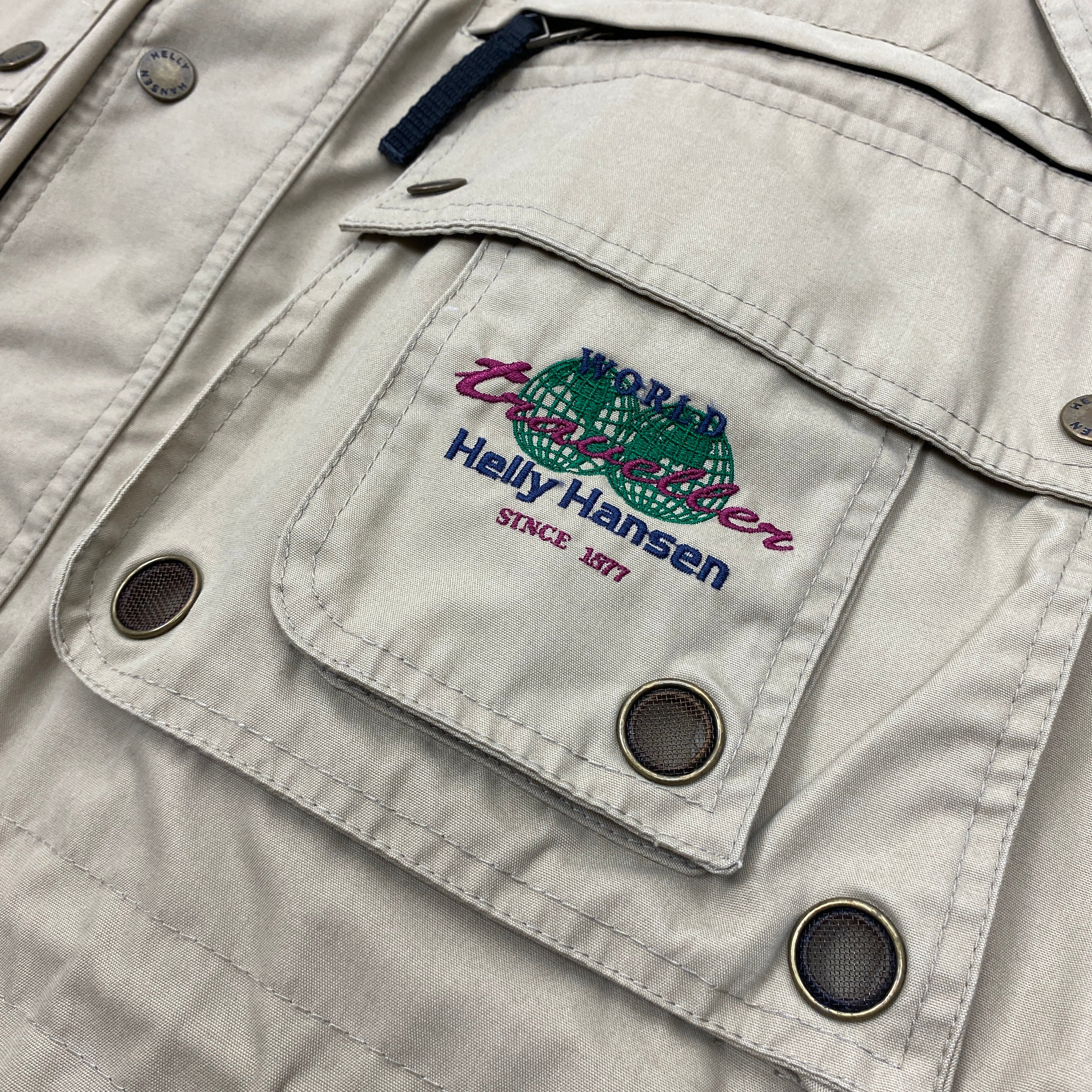 Helly Hansen Vintage Jacket, Size L, Outdoor, Canvas