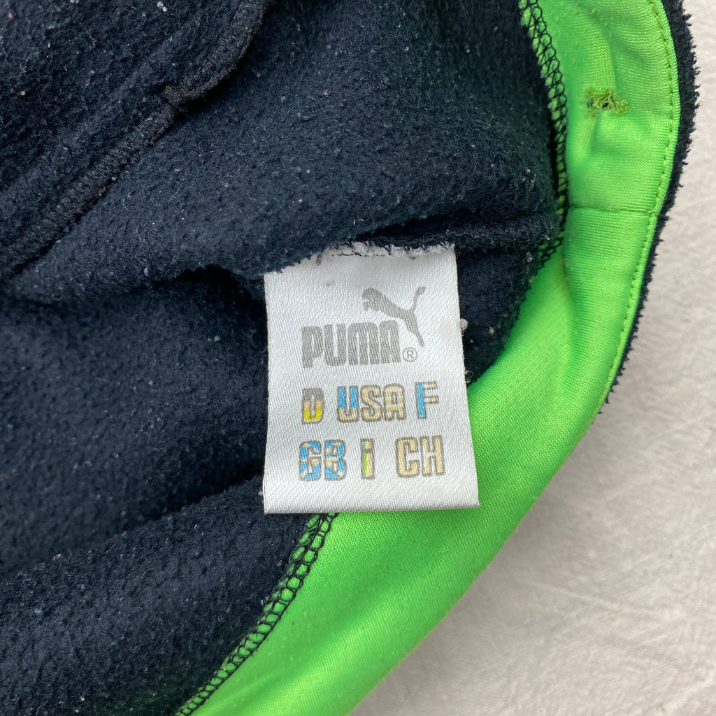Puma Vintage Fleece Jacket, Size S, Embroidered Logo, 90’s