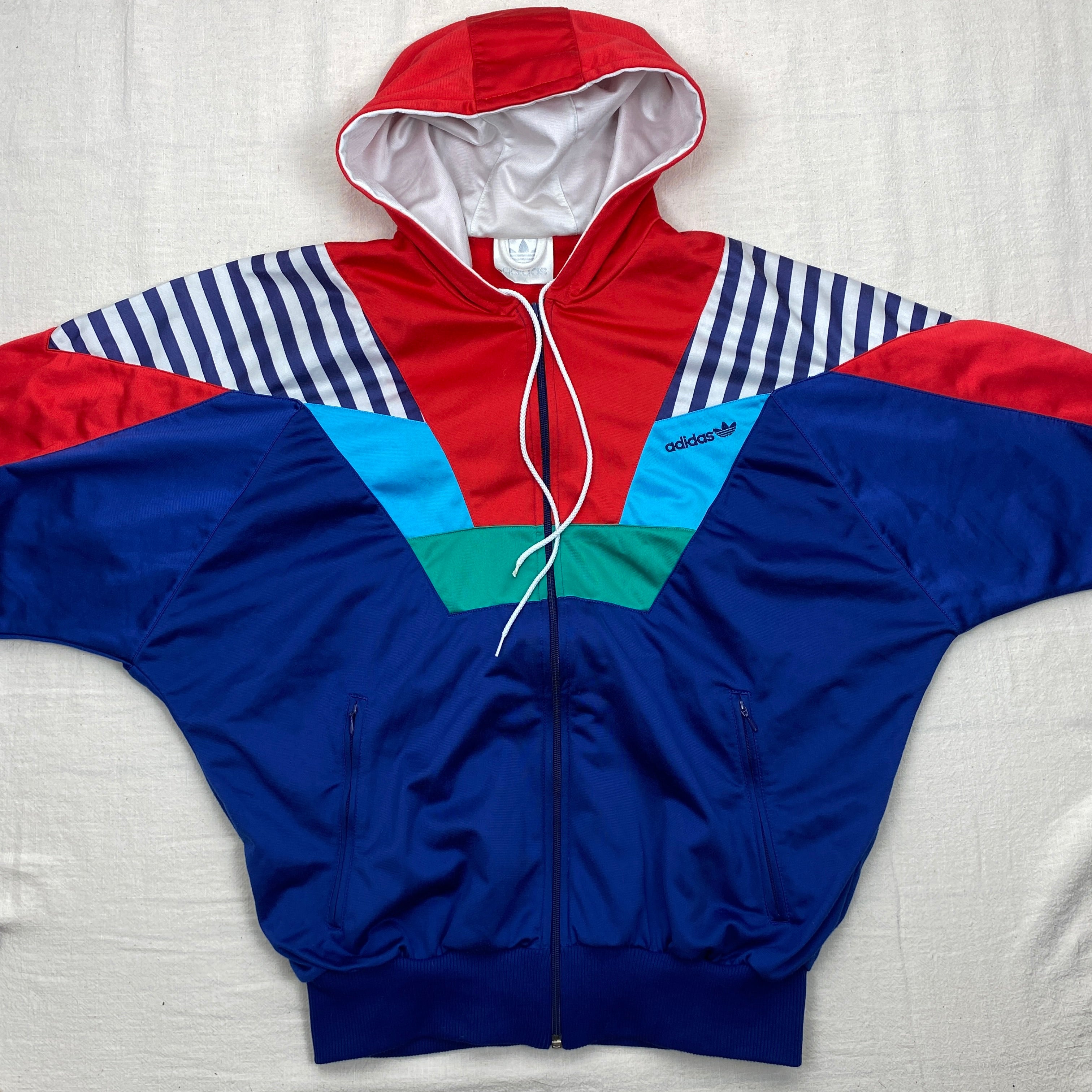 Adidas Vintage Track Jacket, Size M/L, Hoodie 90’s