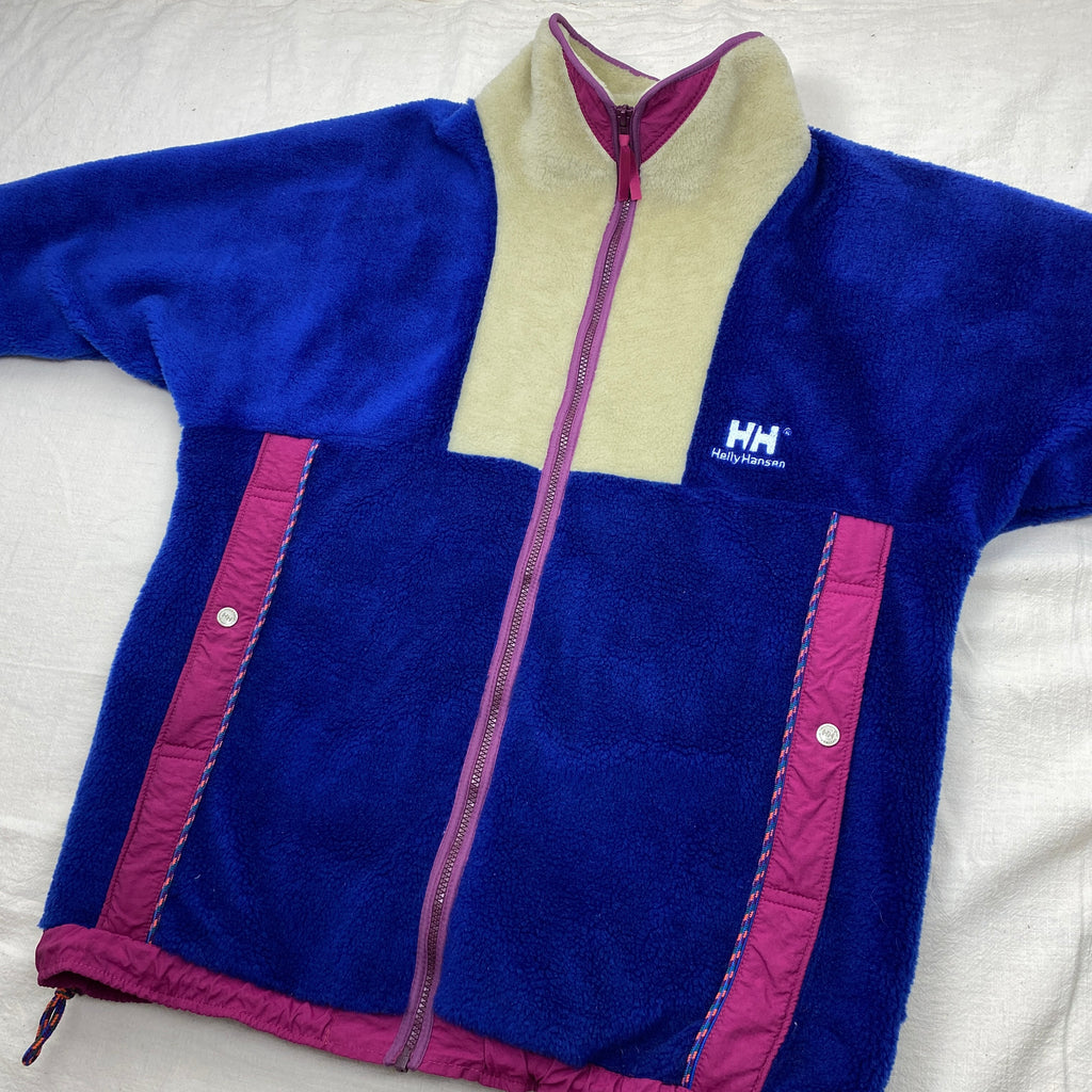 Helly Hansen Vintage Fleece Jacket, Size L, Polar Fleece, 90’s