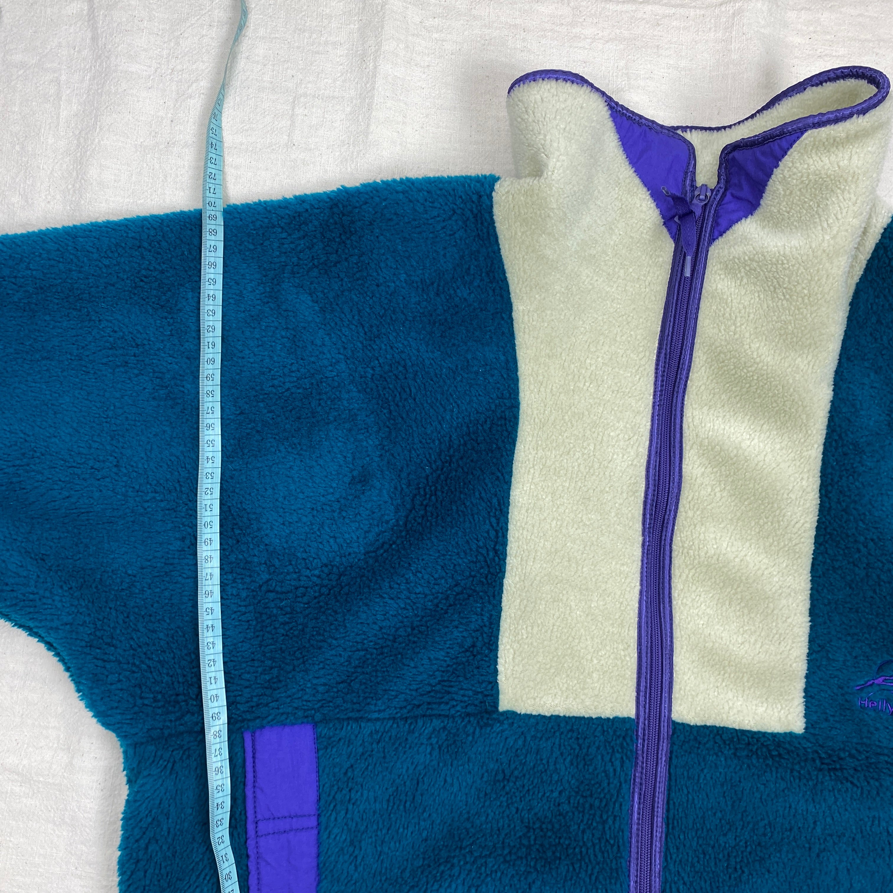 Helly Hansen Vintage Fleece Jacket, Size L, Polar Fleece, 90’s
