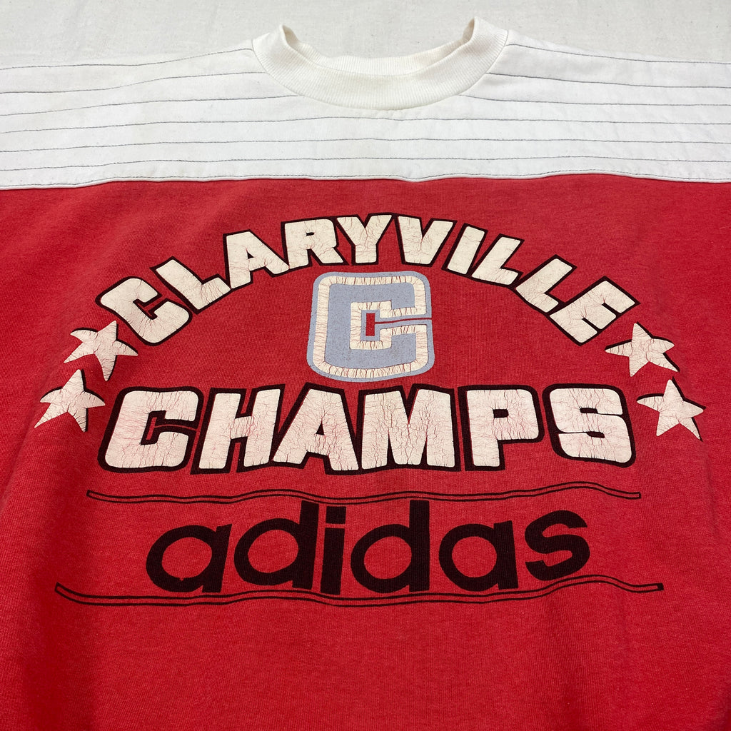 Adidas Vintage Sweatshirt, Size L, Claryville Champs, 90’s