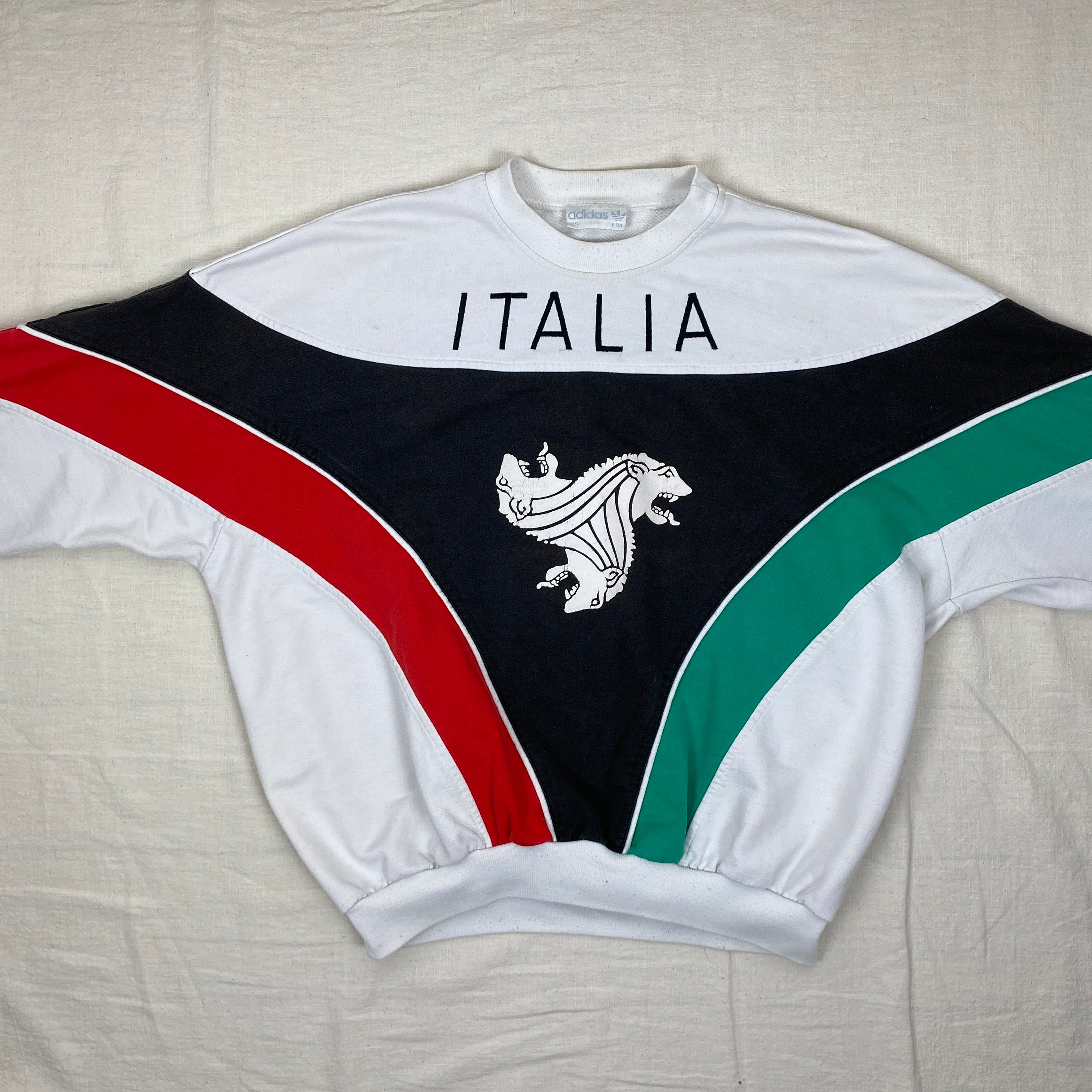 Adidas Vintage Sweatshirt, Size L, Coppa Del Mondo, Italian World Cup, 90’s