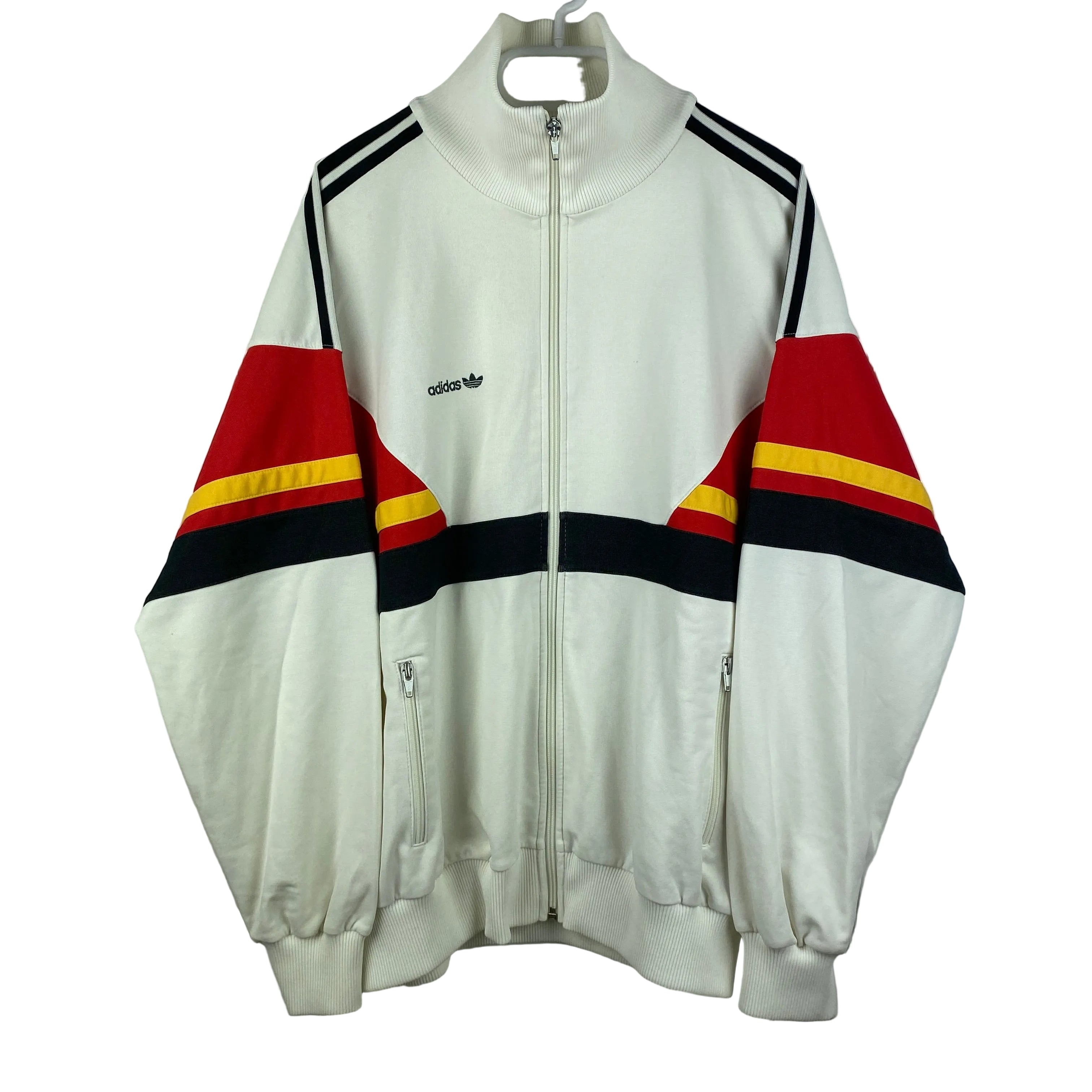 Adidas Vintage Track Jacket, Size XL, Made in West Germany, 1986-1988